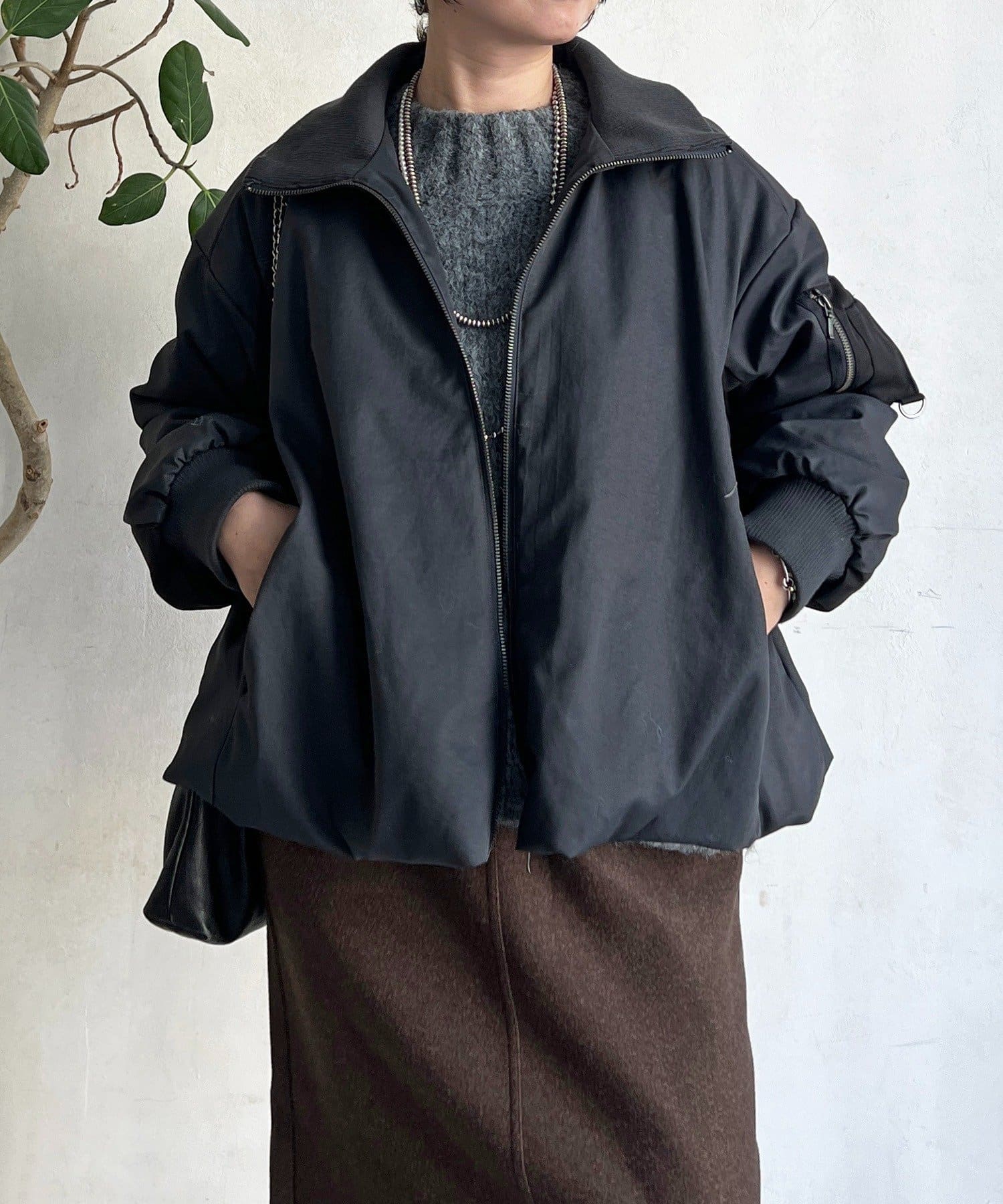 Croisiere(クロジエール) ミリタリーバルーンジャケット