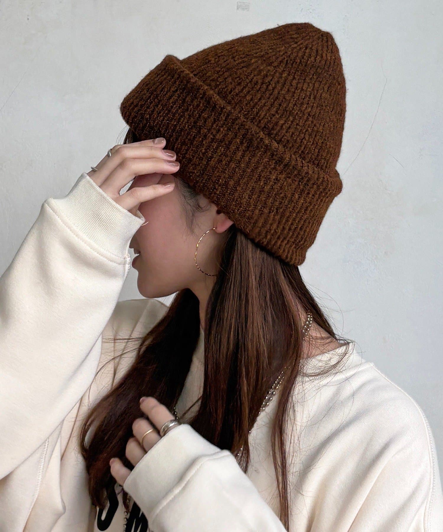 DOUDOU(ドゥドゥ) メランジリブニットワッチ