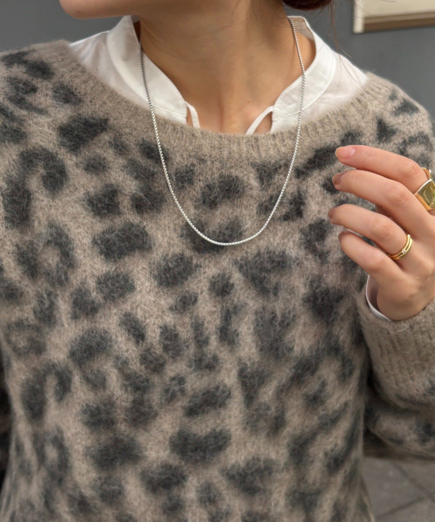 DOUDOU(ドゥドゥ) デザインチェーンスライドネックレス