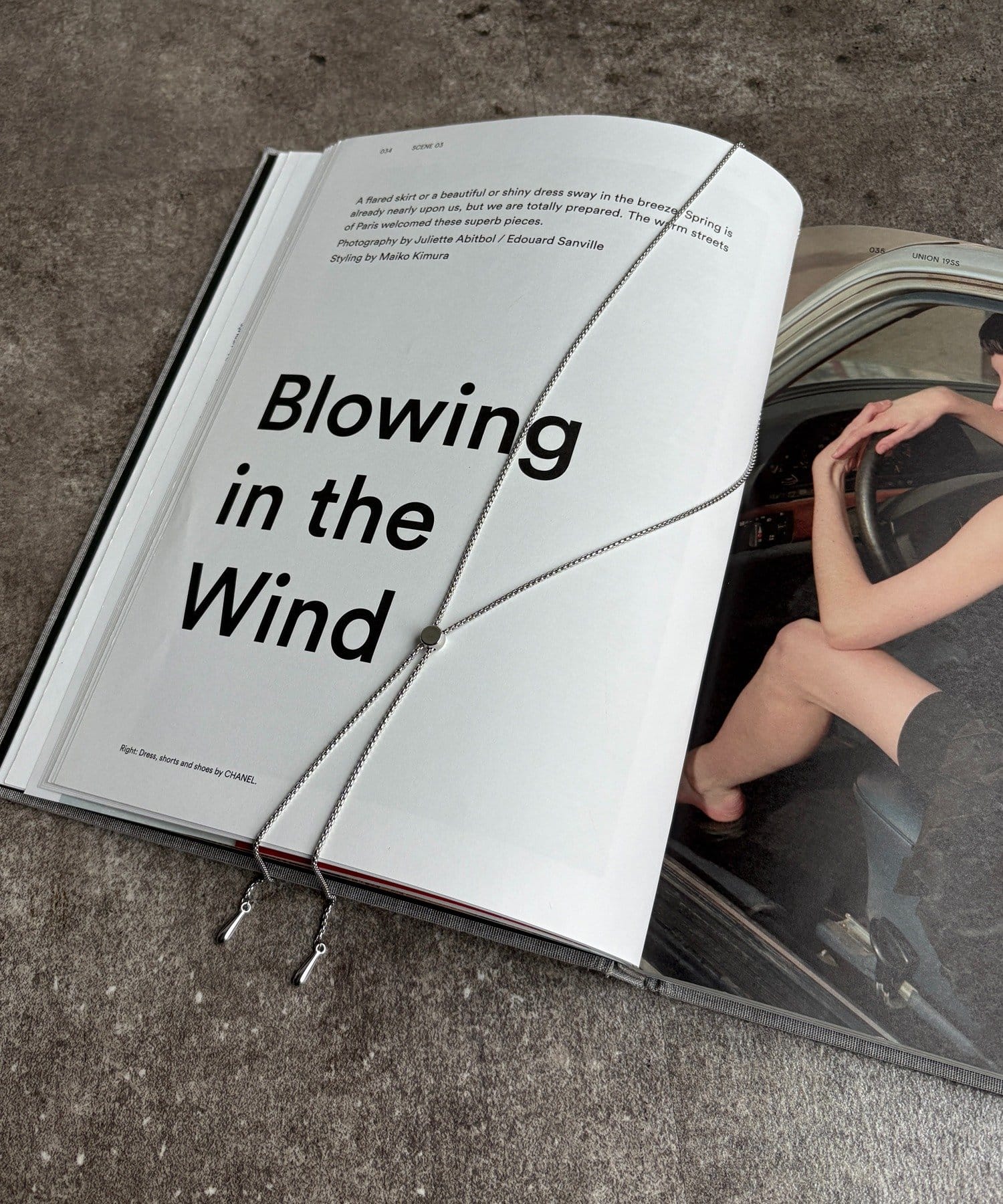 DOUDOU(ドゥドゥ) デザインチェーンスライドネックレス