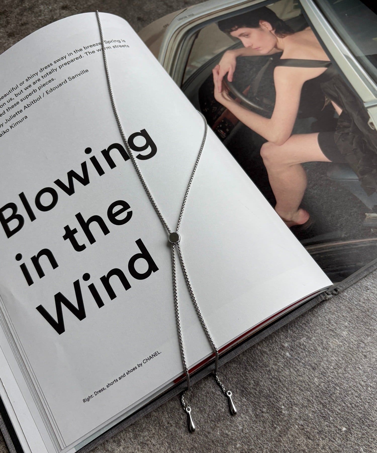 DOUDOU(ドゥドゥ) デザインチェーンスライドネックレス