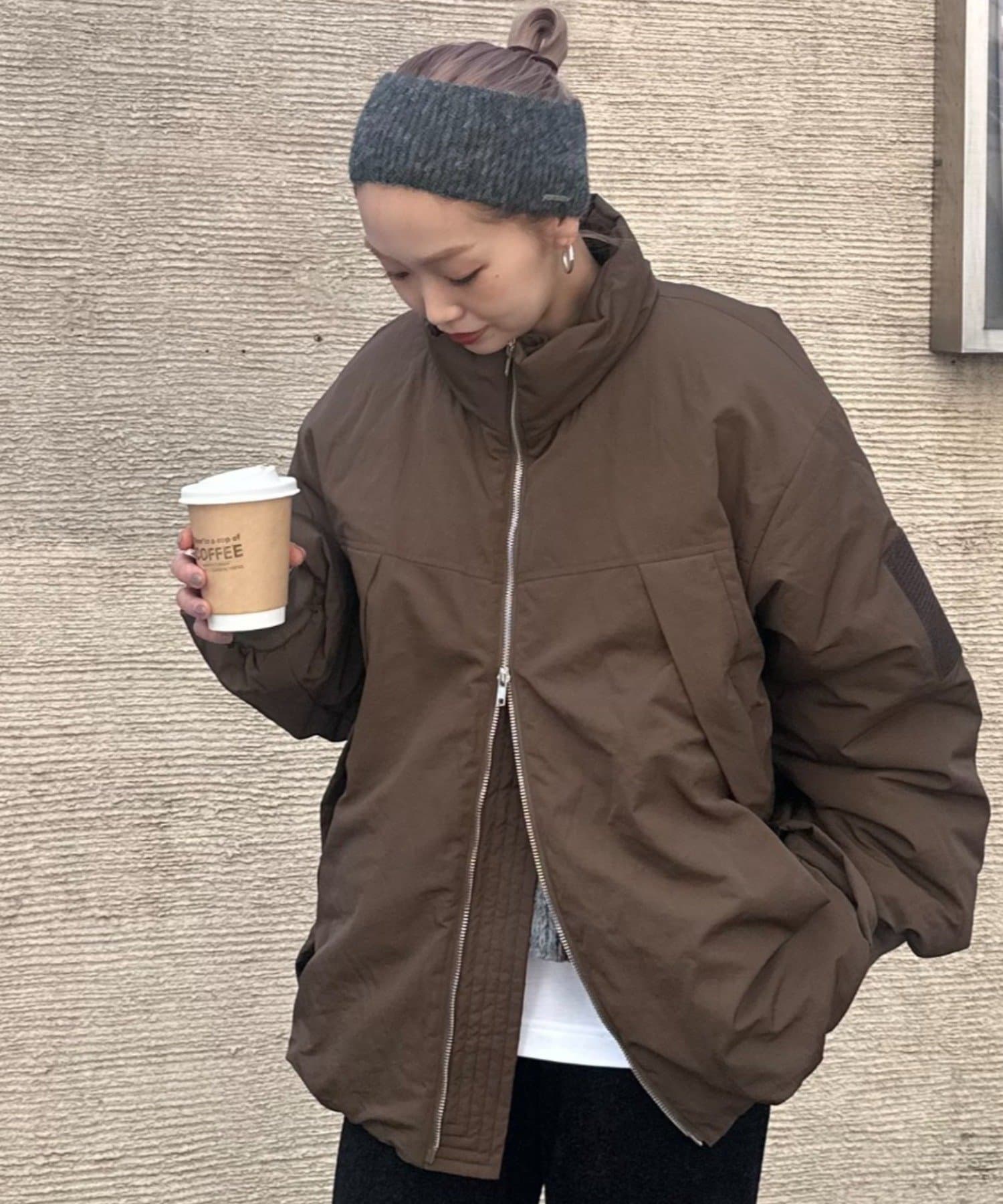 CIAOPANIC TYPY(チャオパニックティピー) 【パルクロ限定】PON企画中綿スタンドカラージャケット