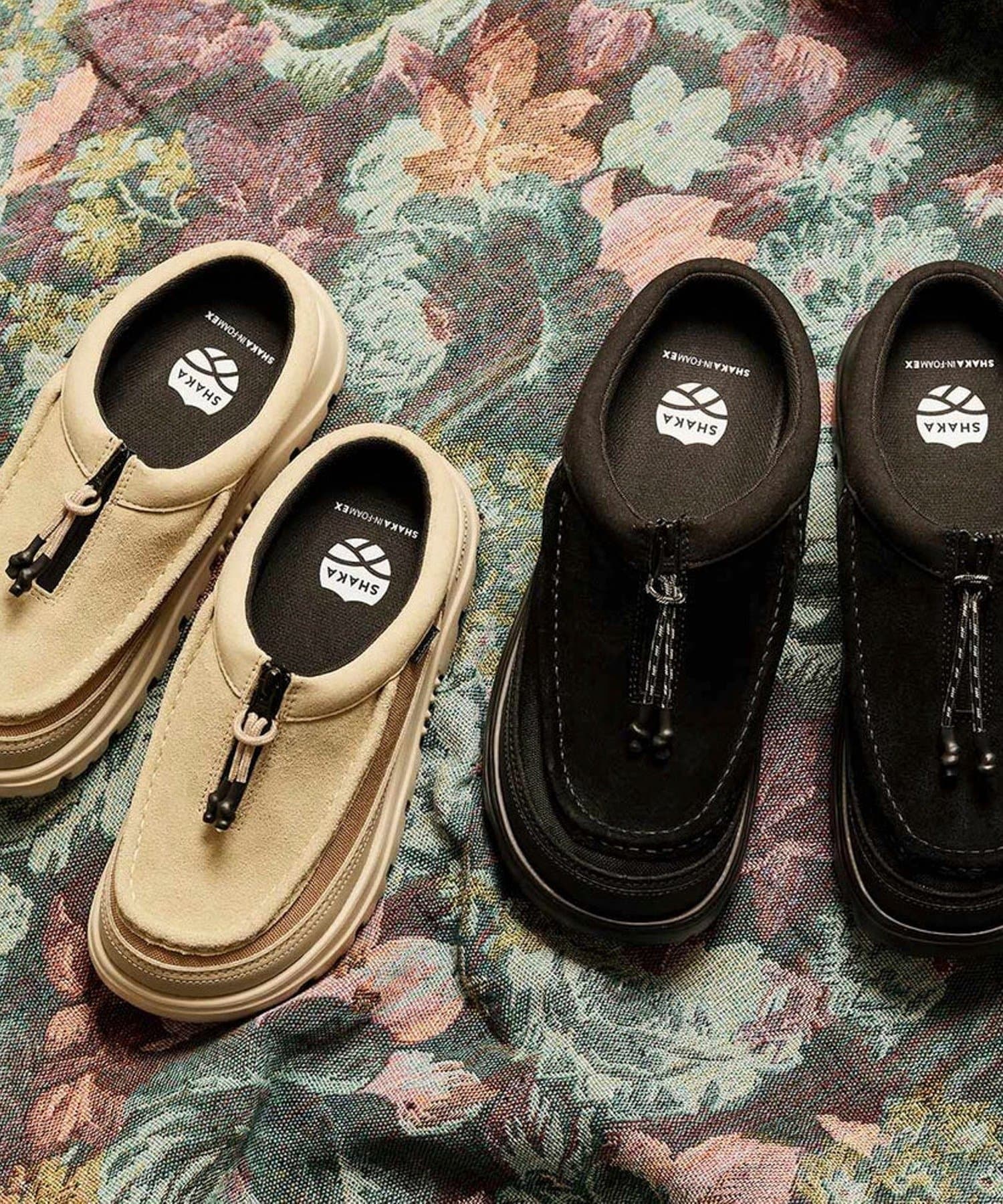 FREDY & GLOSTER(フレディ アンド グロスター) 【SHAKA】ジップモカシンミュール ZIP MOCCASIN MULE EX