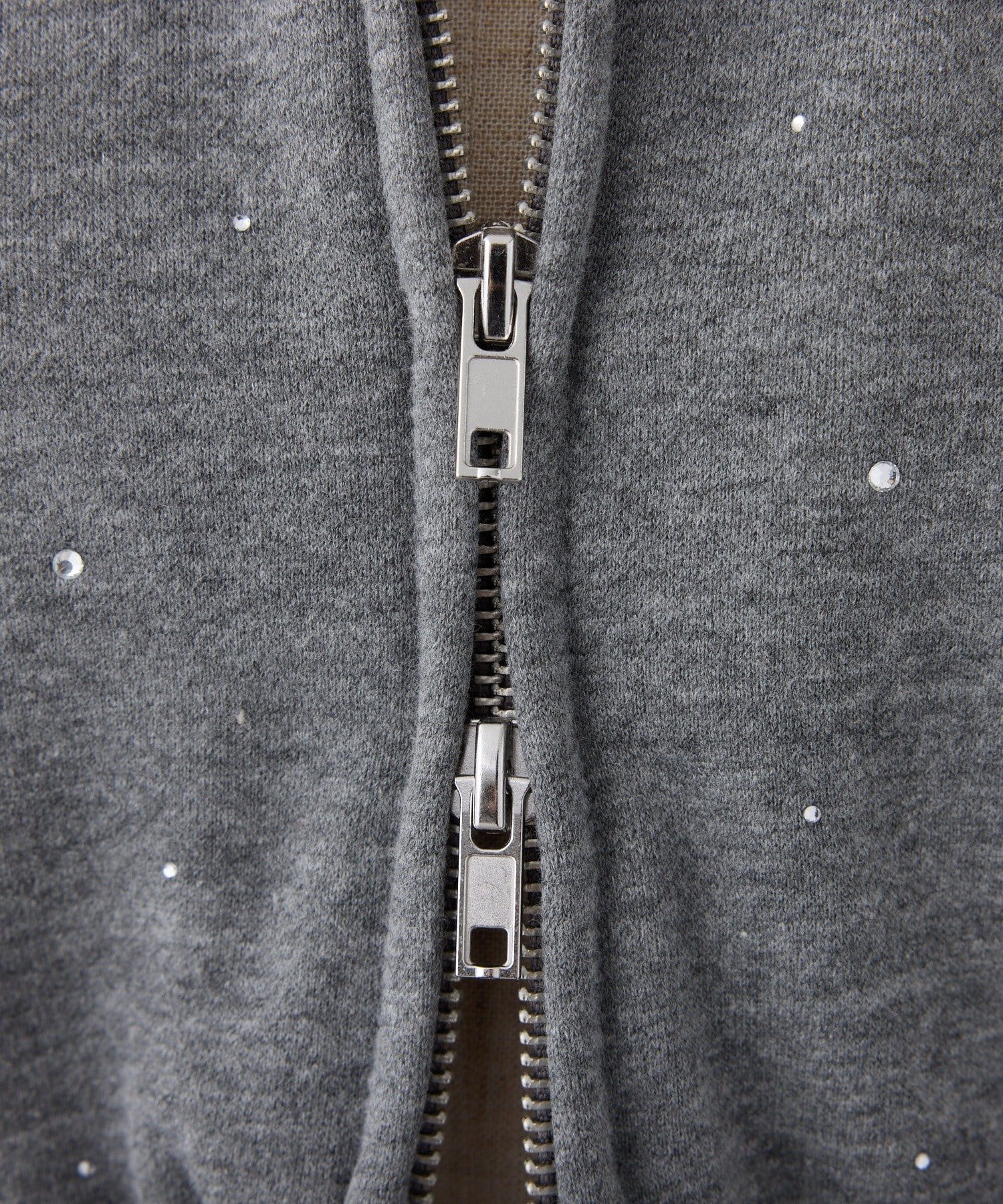 one after another NICE CLAUP(ワンアフターアナザー ナイスクラップ) 【セットアップ可能】ビジューパーカー