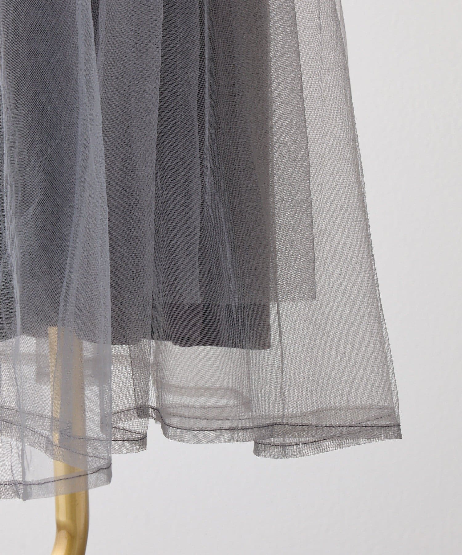 one after another NICE CLAUP(ワンアフターアナザー ナイスクラップ) 【セットフェア対象】チュールロングスカート