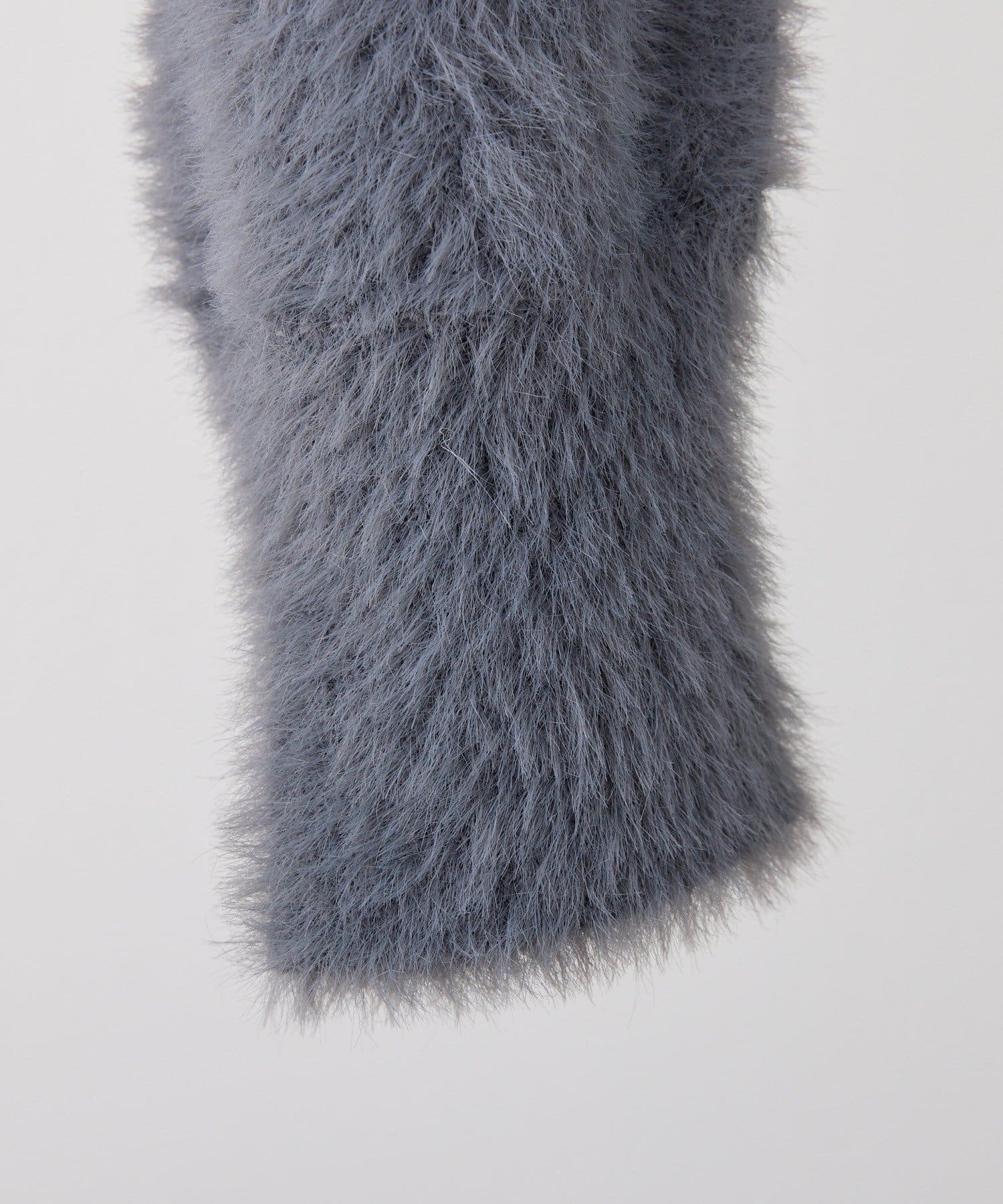 one after another NICE CLAUP(ワンアフターアナザー ナイスクラップ) フェザーショートカーデ