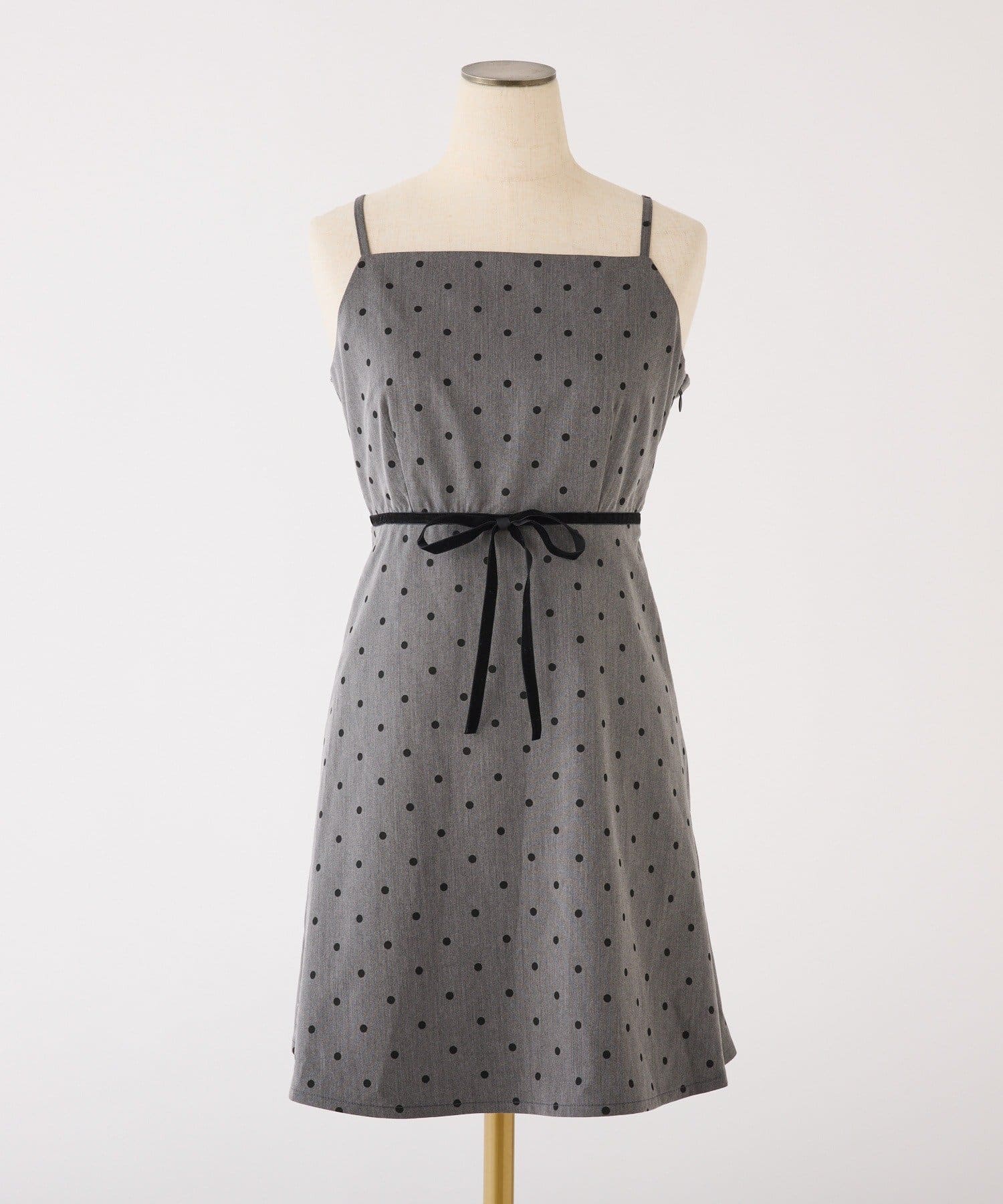 one after another NICE CLAUP(ワンアフターアナザー ナイスクラップ) 後ろレースアップキャミワンピ