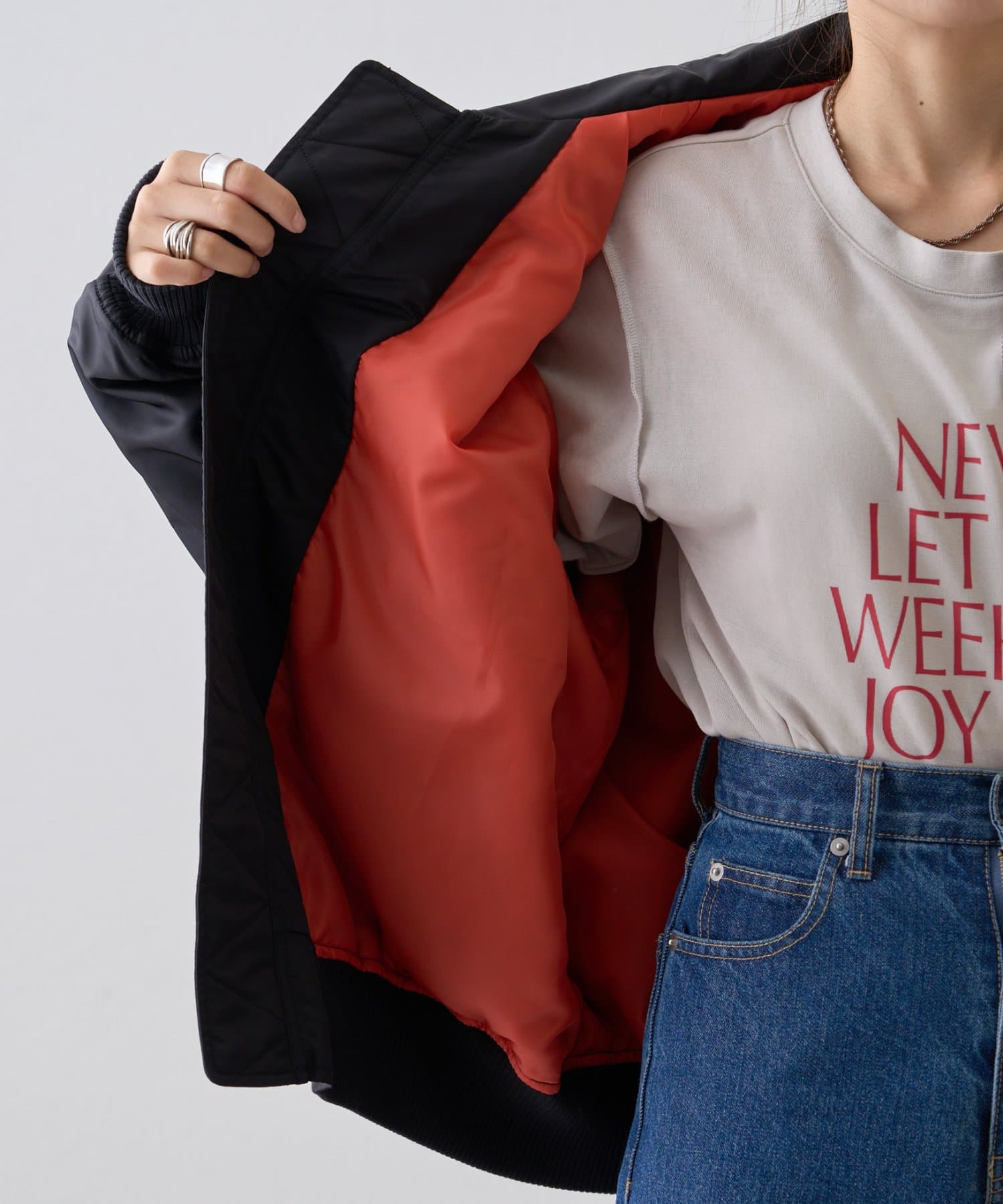 CIAOPANIC TYPY(チャオパニックティピー) 【UNISEX】CWU-45Pフライトジャケット/MA-1