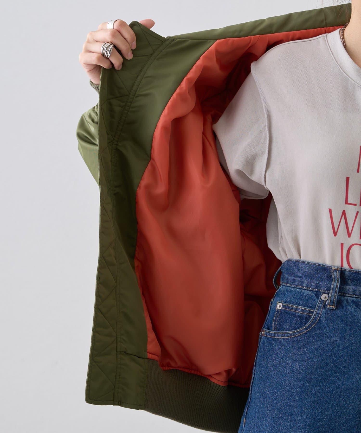 CIAOPANIC TYPY(チャオパニックティピー) 【UNISEX】CWU-45Pフライトジャケット/MA-1