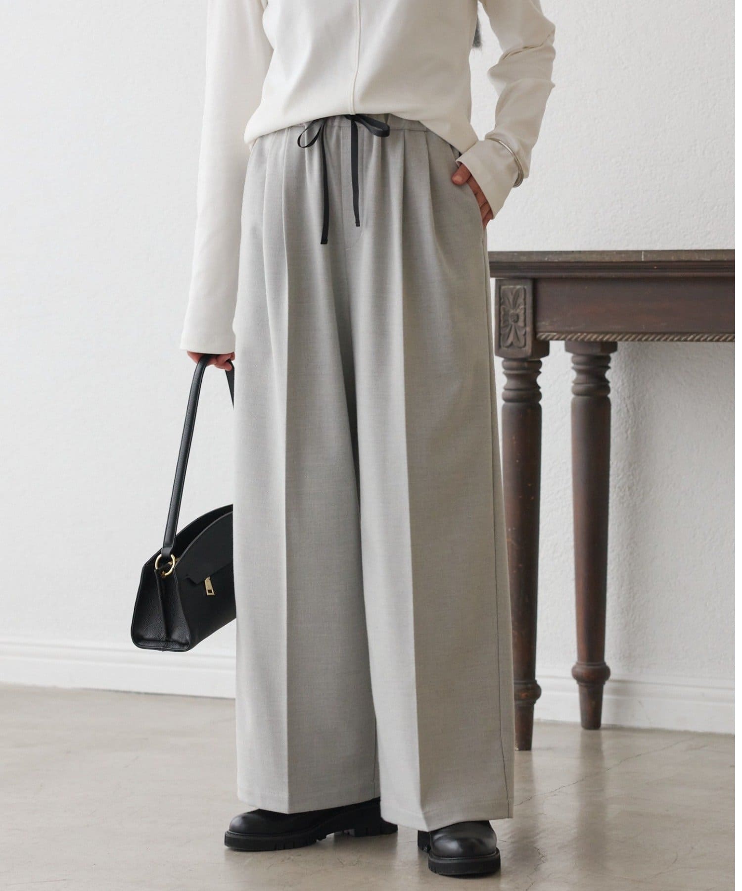 RIVE DROITE(リヴドロワ) 予約【MYSELFbyRD（マイセルフバイリヴドロワ）】RELAX SLACKS