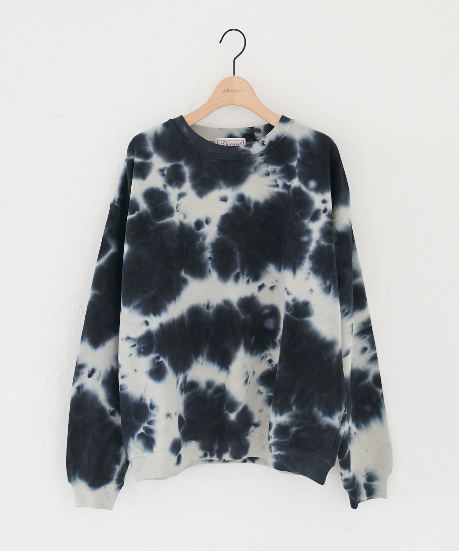 DISCOAT(ディスコート) 【ユニセックス】オーバーダイ裏起毛スウェット