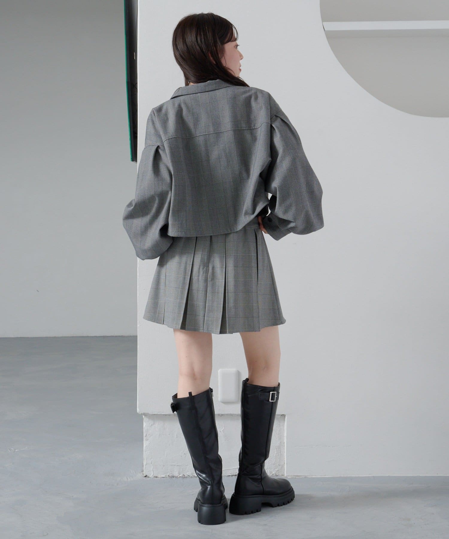 Kastane(カスタネ) 【SETUP対応】プリーツミニスカート