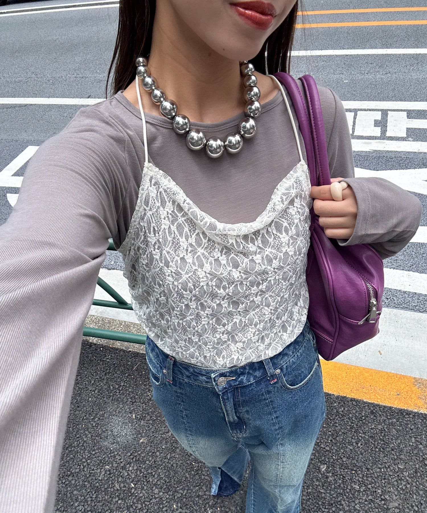 OUTLET(アウトレット) 【Ciaopanic】レースビスチェドッキングトップス