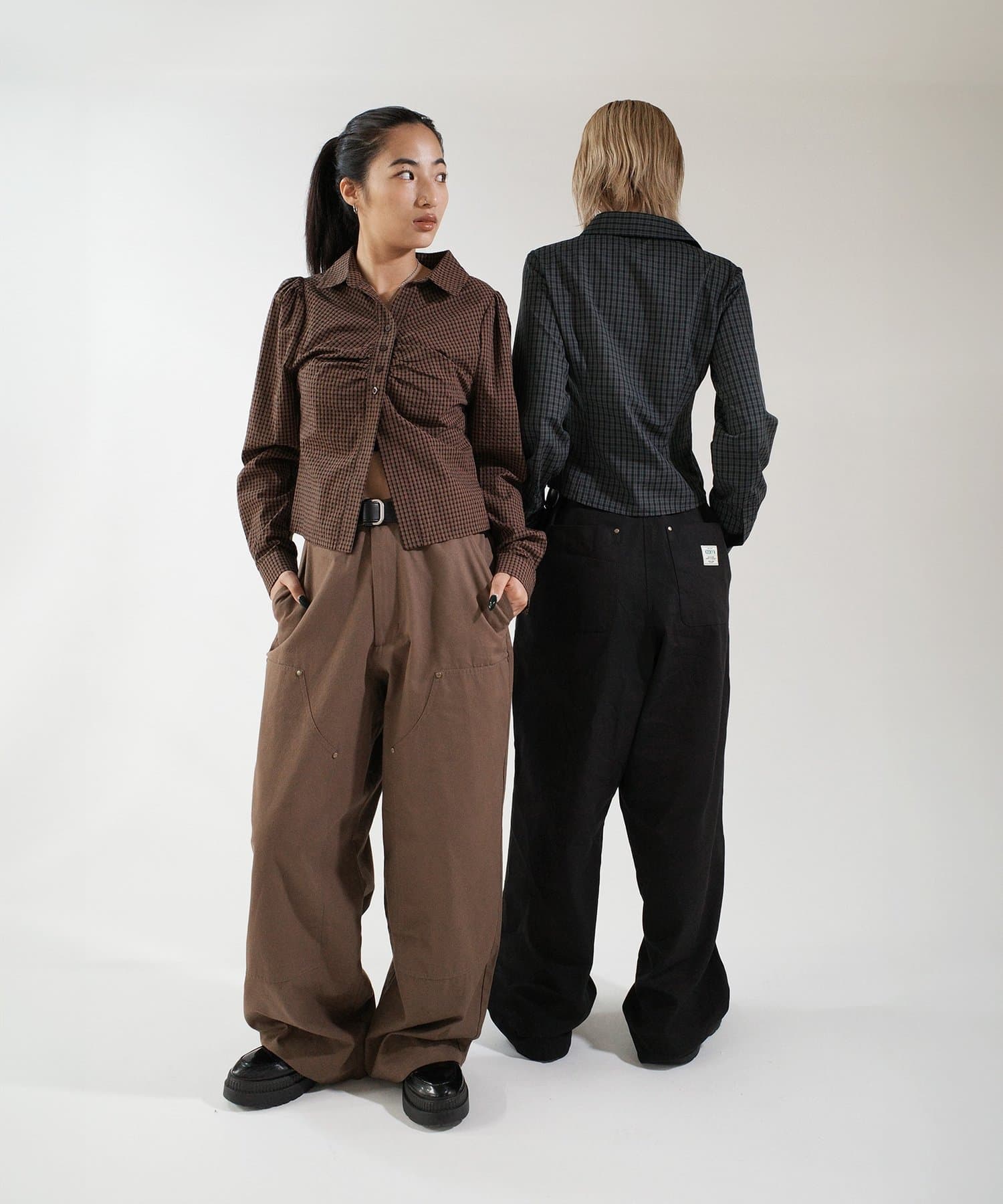 OUTLET(アウトレット) 【WHO'S WHO gallery】【KOOKY''N】ダックダブルニーパンツ