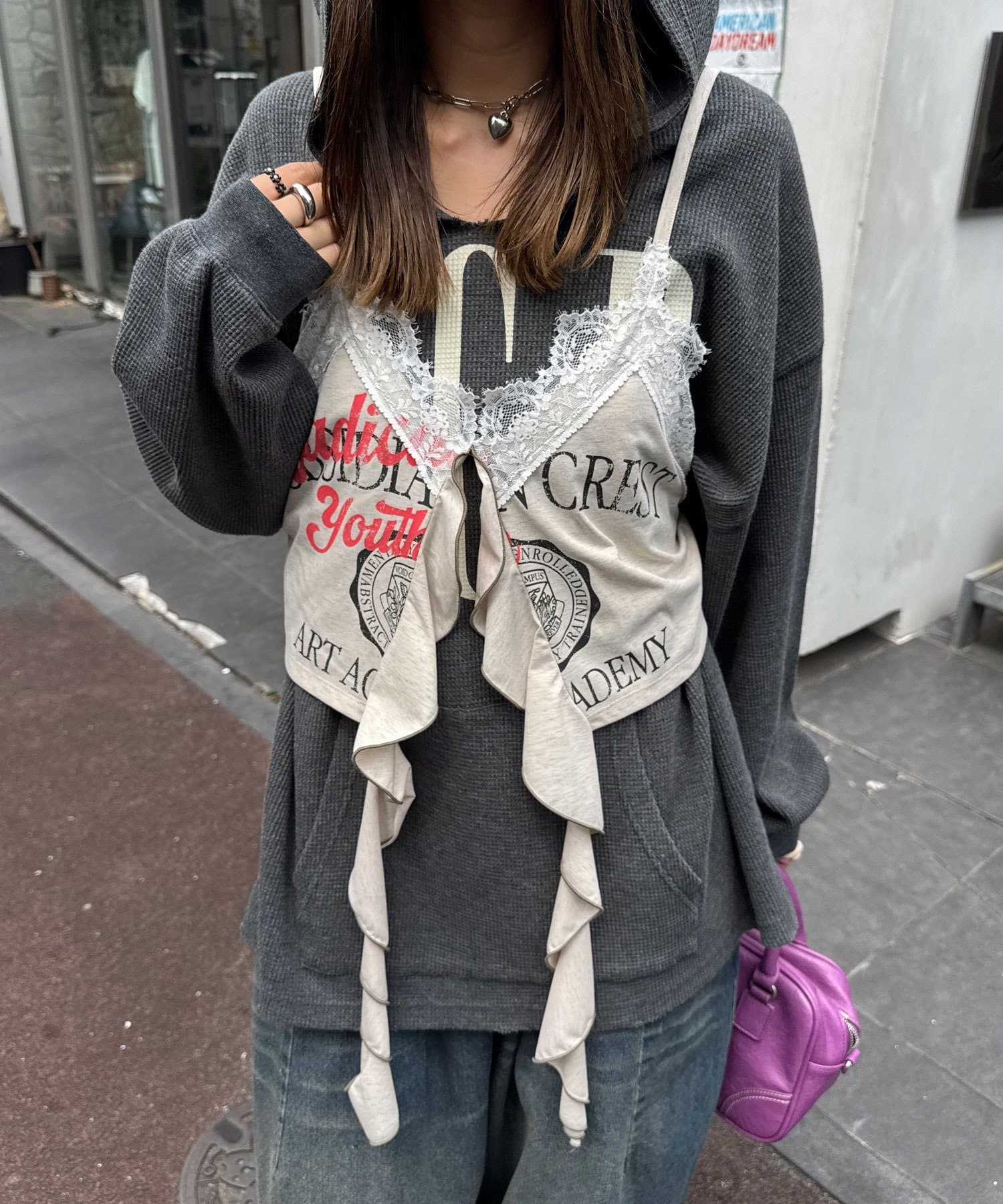 Ciaopanic】ドロップフリルカットロゴビスチェ | OUTLET(アウトレット