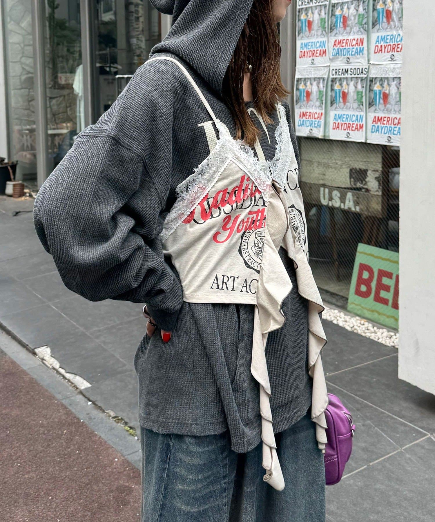 Ciaopanic】ドロップフリルカットロゴビスチェ | OUTLET(アウトレット