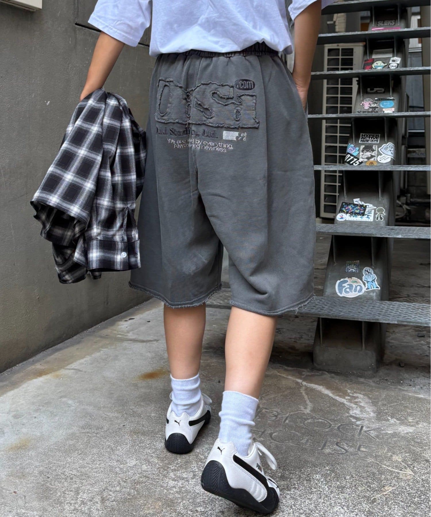 OUTLET(アウトレット) 【CIAOPANIC TYPY】【OddStudio】ロゴスウェットハーフパンツ