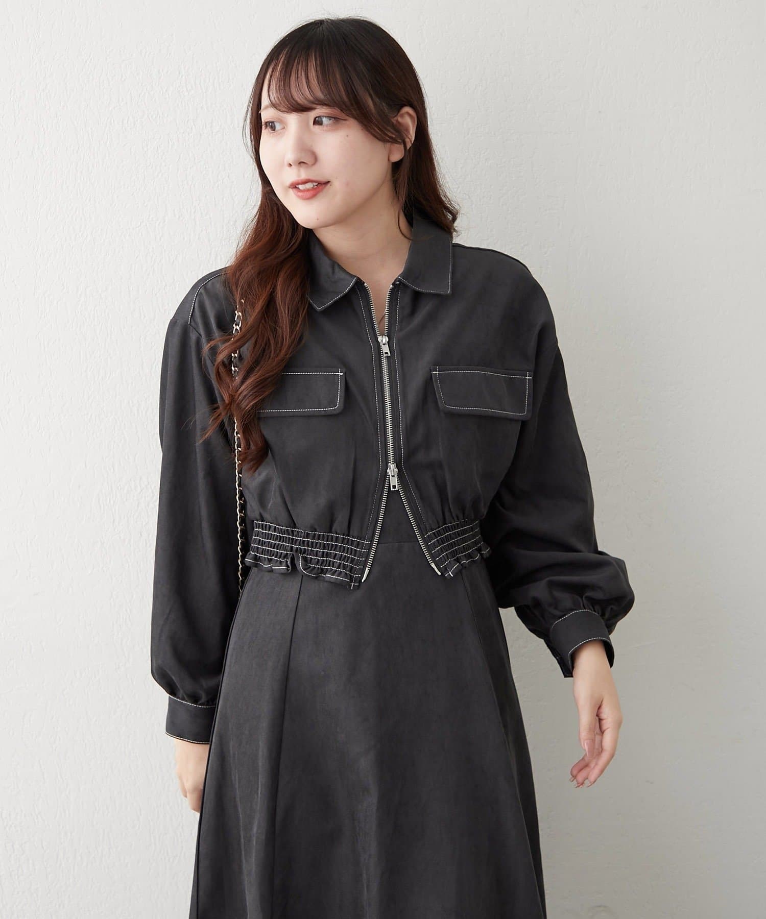 NICE CLAUP / OLIVE des OLIVE OUTLET(ナイスクラップ  / オリーブ デ オリーブ アウトレット) SET・コールJK＋キャミOP