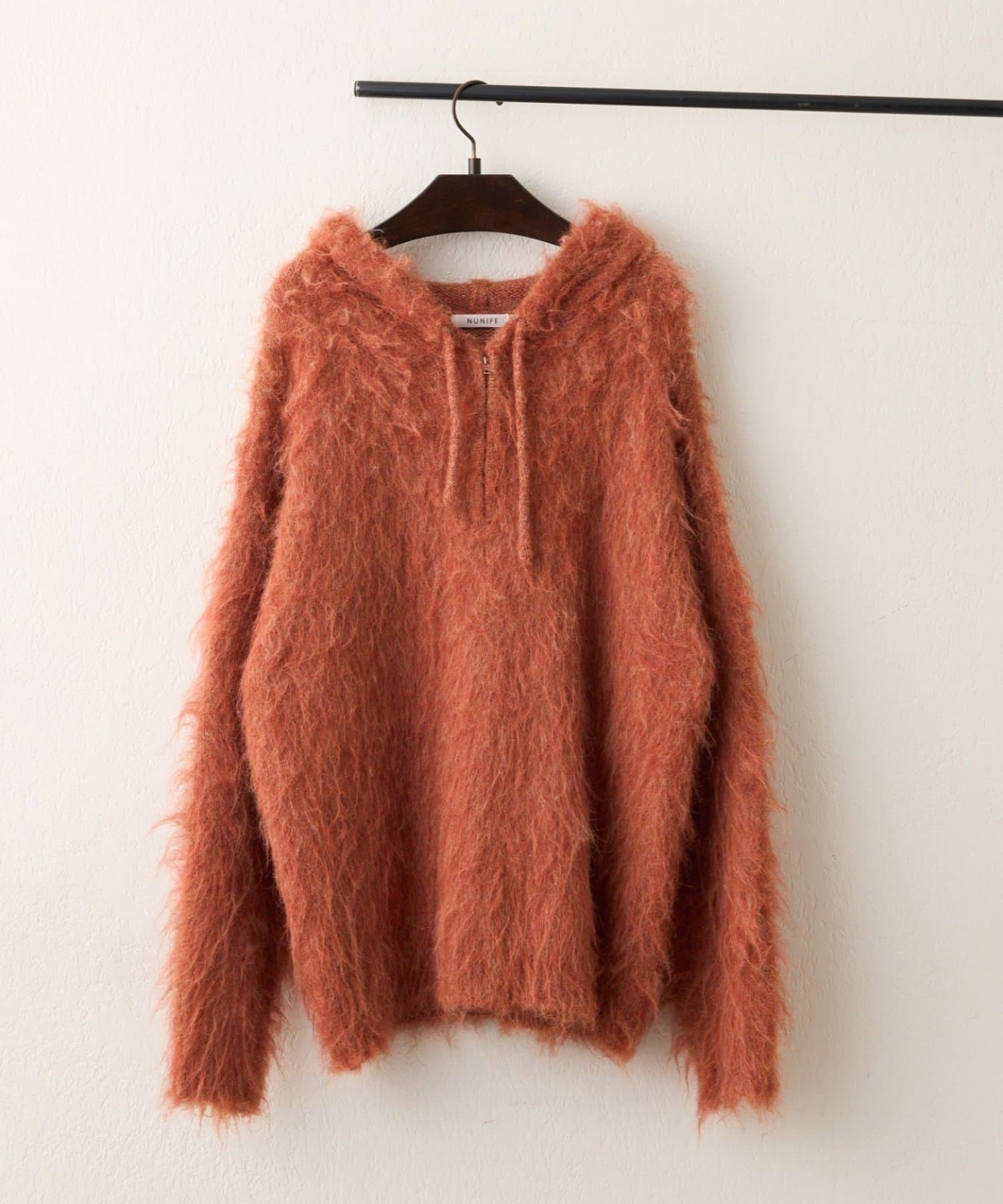 Remind me and forever(リマインドミーアンドフォーエバー) 【NUNIFE】起毛ハーフZIPパーカー