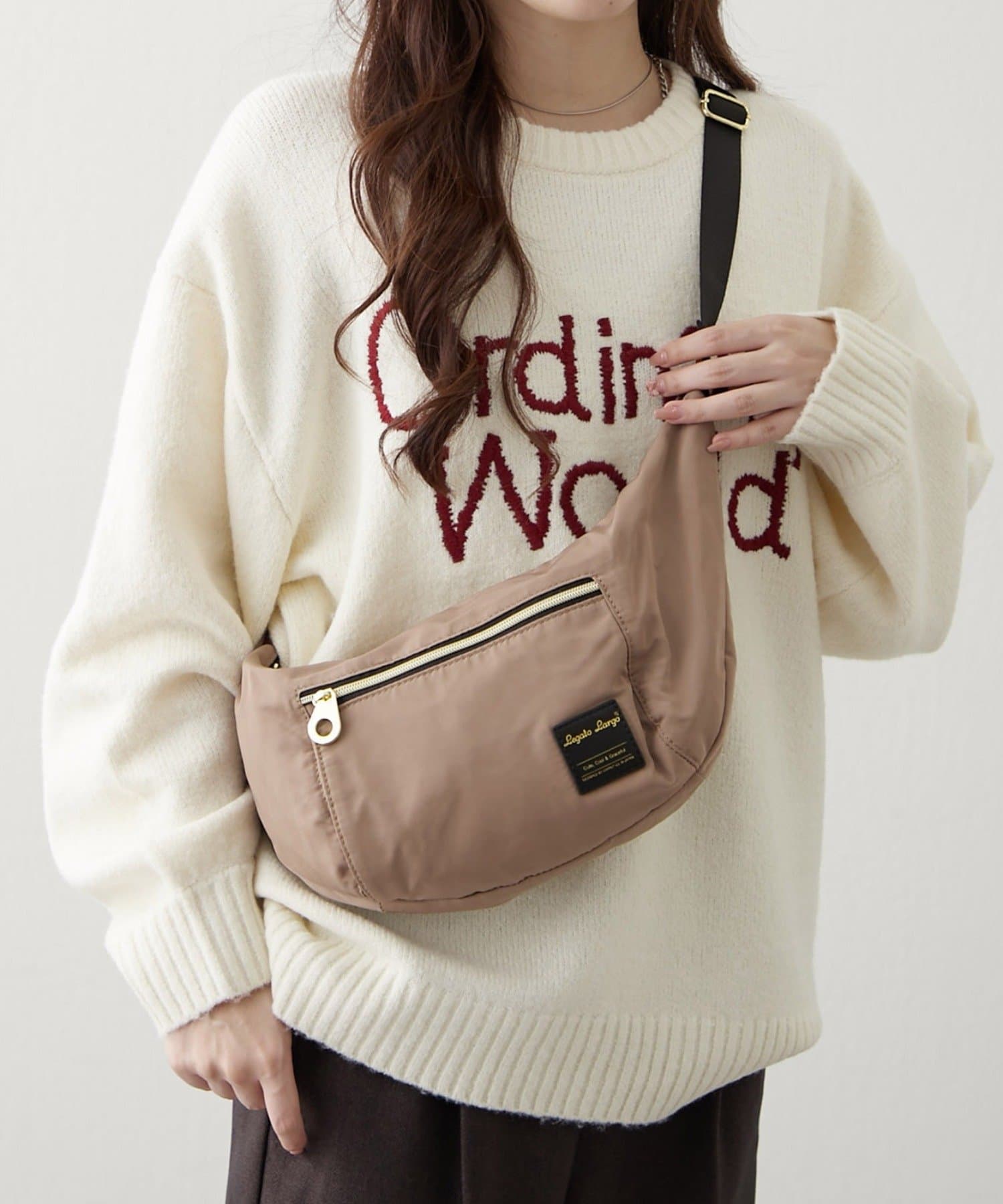 Remind me and forever(リマインドミーアンドフォーエバー) 三日月ショルダーバッグ