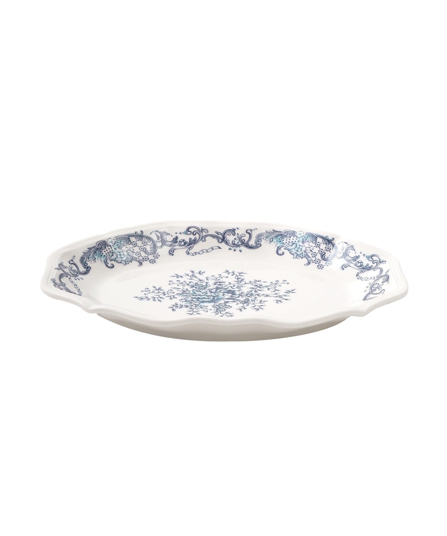 salut!(サリュ) 《WEB限定商品》ブルーブランオーバルプレート：24cm
