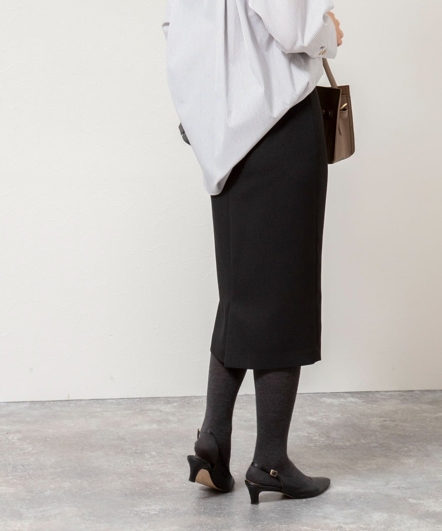 NOLLEY'S(ノーリーズ) 《セットアップ対応》ウォッシャブルウール調タイトスカート