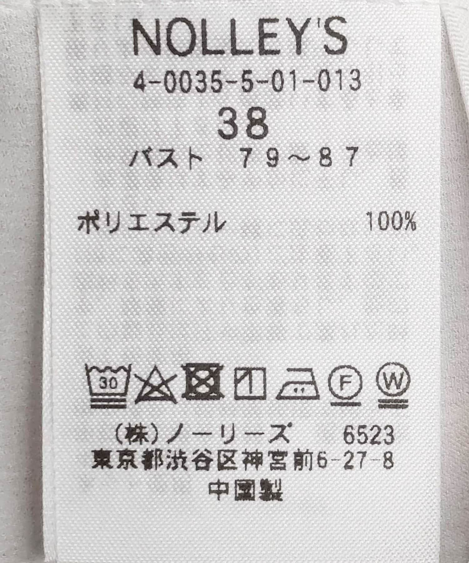 NOLLEY'S(ノーリーズ) ◇【WEB限定】ウォッシャブルリラックスサテン長袖Ｔブラウス