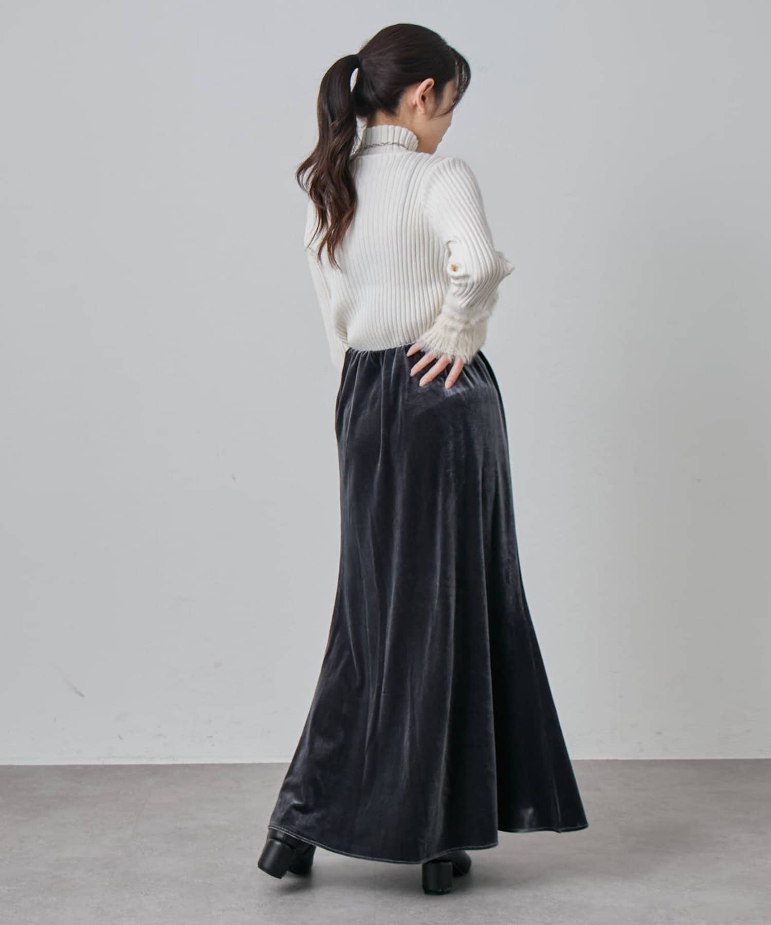 Lui's(ルイス) ベロアマーメイドスカート