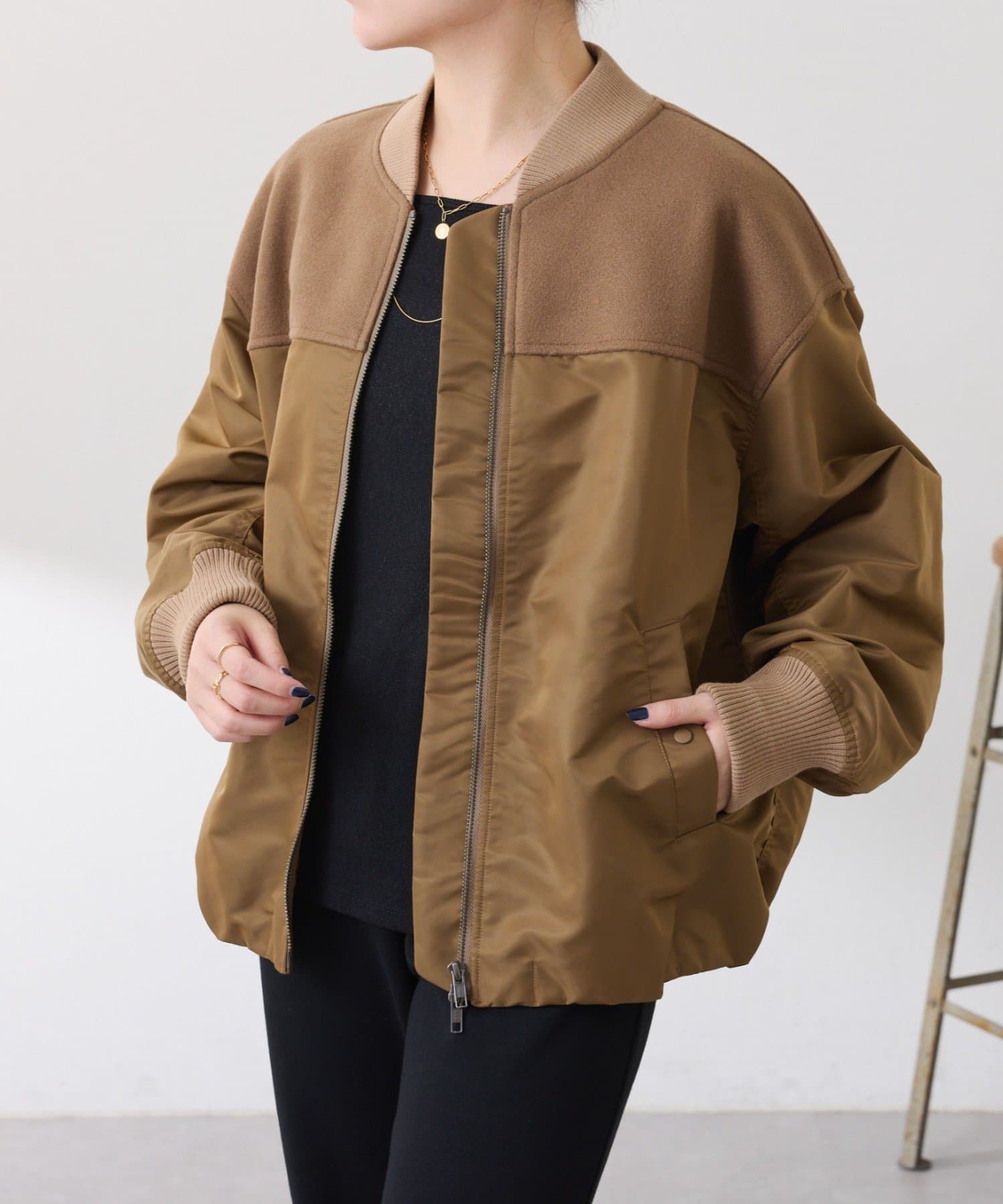 【Moka】COLLAGE GALLARDAGALANTE ブルゾン Moka】COLLAGE GALLARDAGALANTE ブルゾン COLLAGE