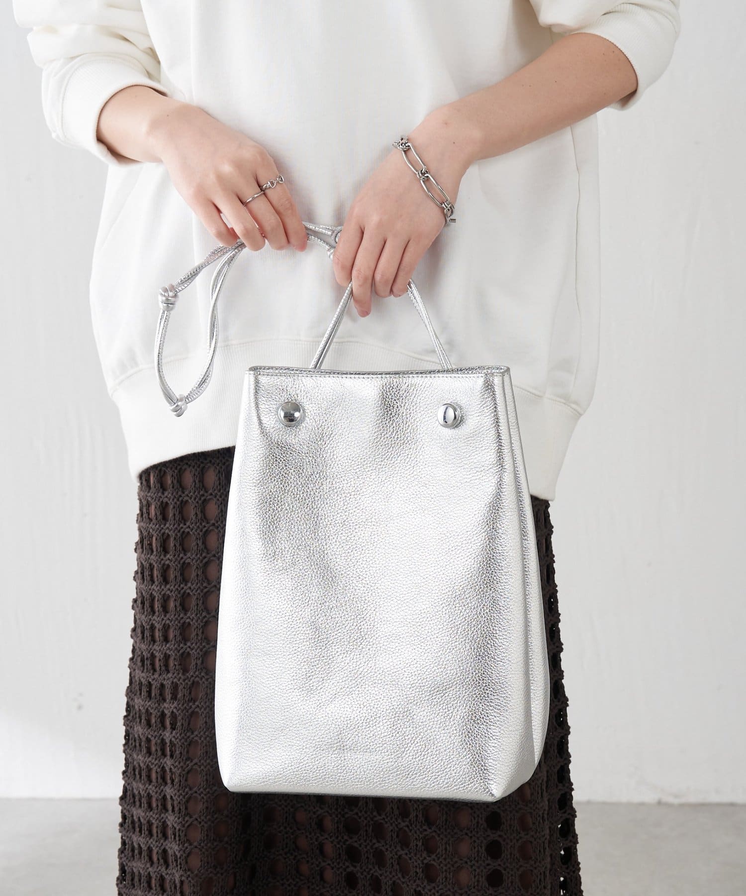 COLLAGE GALLARDAGALANTE(コラージュ ガリャルダガランテ) 【PAPILLONNER/パピヨネ】レクタングルレザーバッグ