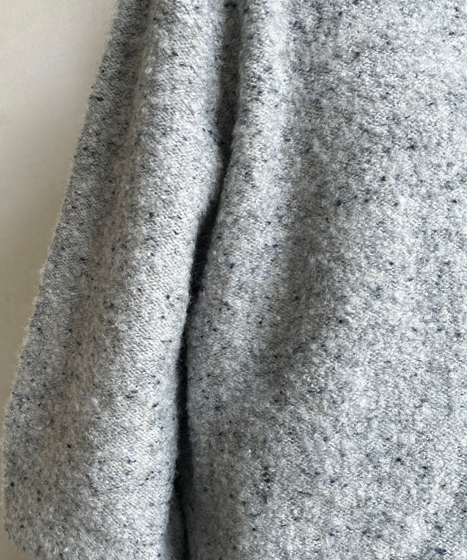 DOUDOU(ドゥドゥ) MIXヤーンボートネックプルオーバー