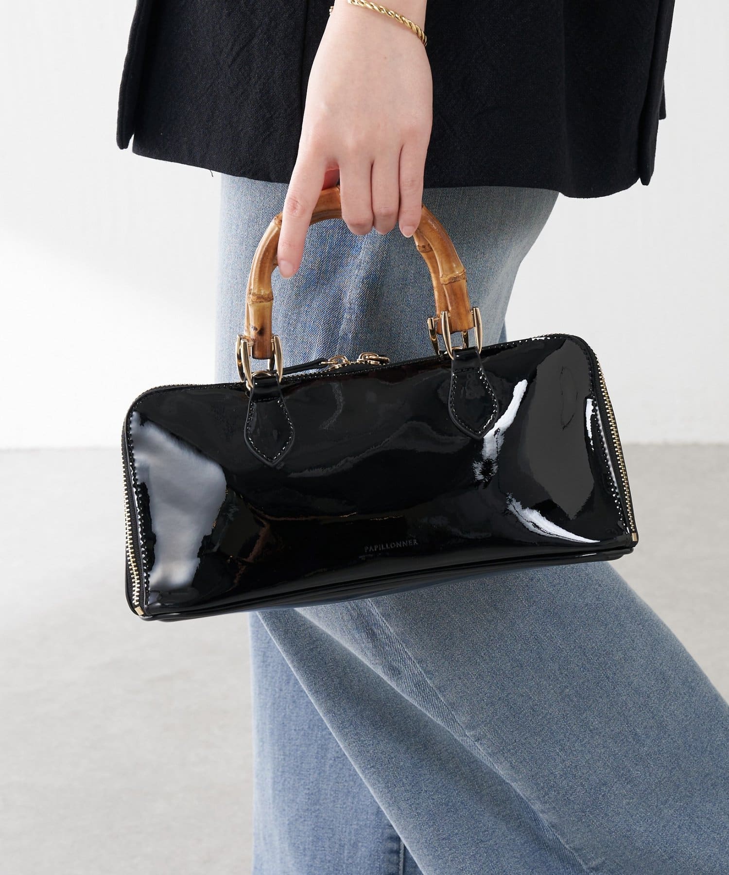 COLLAGE GALLARDAGALANTE(コラージュ ガリャルダガランテ) 【PAPILLONNER/パピヨネ】バンブーバンドルバッグ