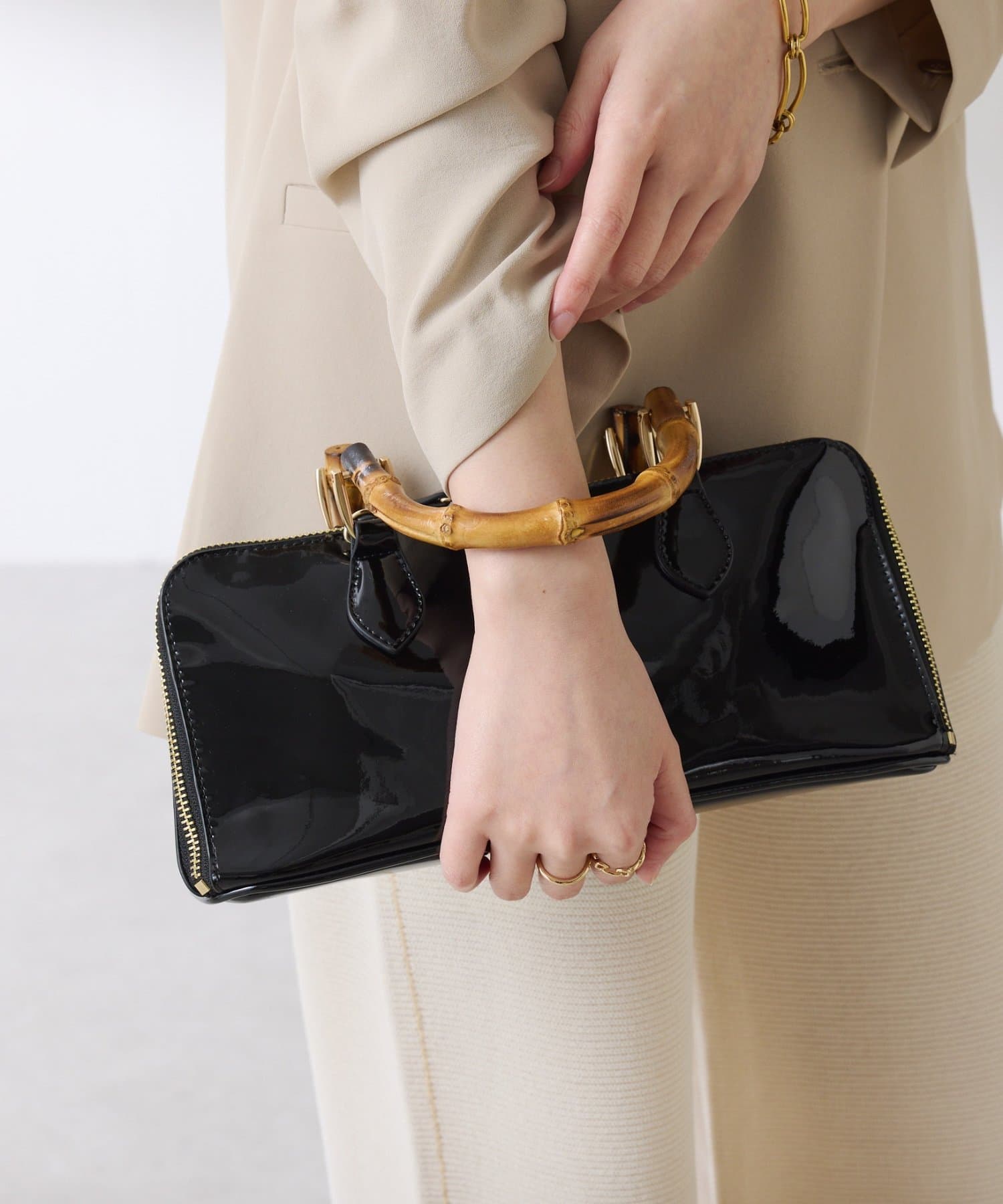 COLLAGE GALLARDAGALANTE(コラージュ ガリャルダガランテ) 《予告》【最大3BUY15％OFF！セレモニーフェア対象】バンブーバンドルバッグ