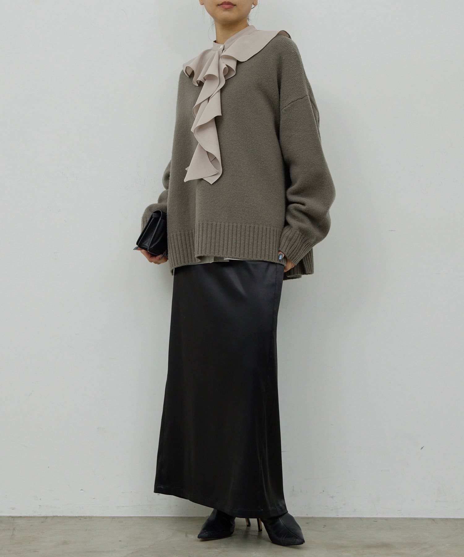 GALLARDAGALANTE(ガリャルダガランテ) ラッフルタイブラウス