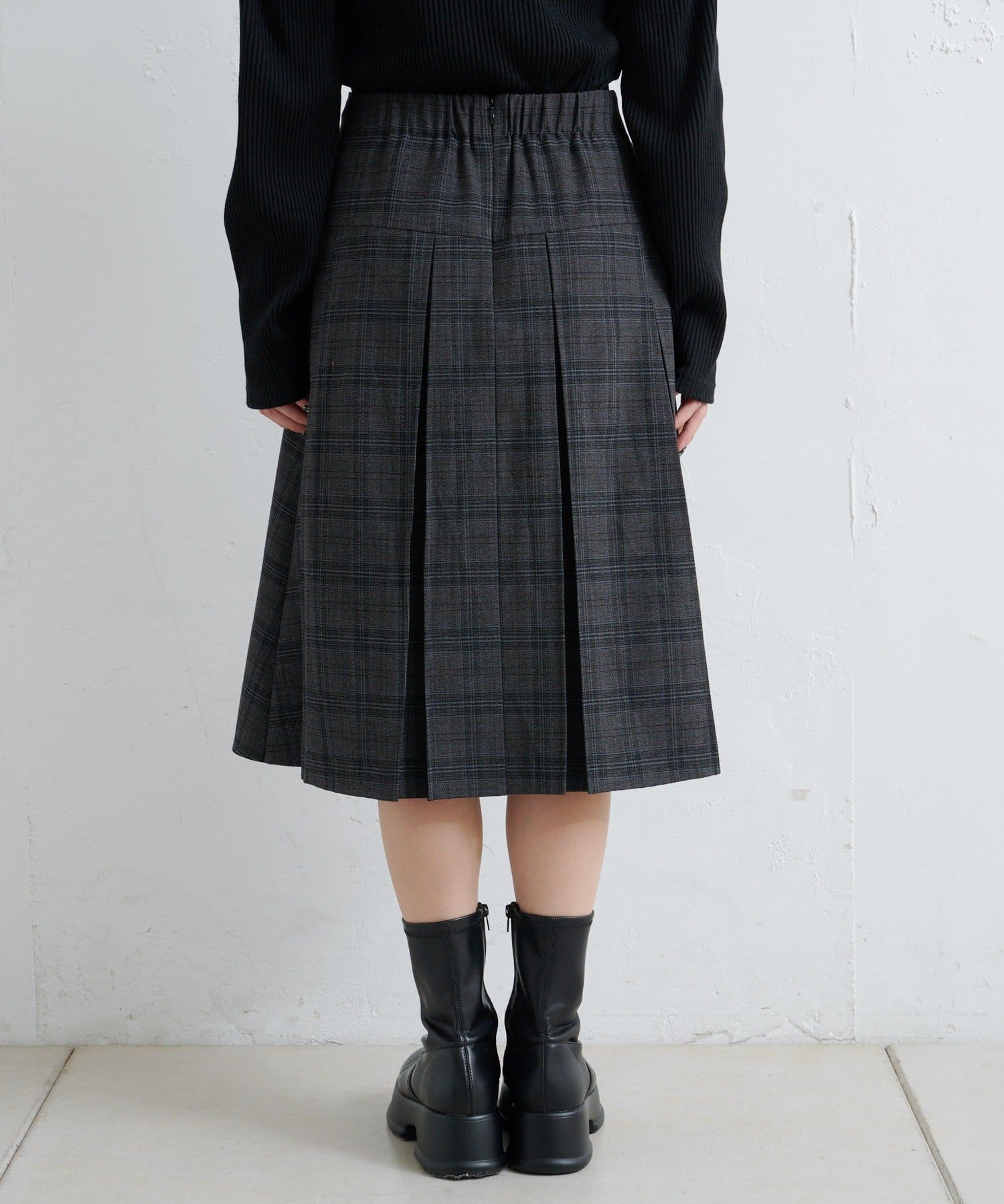 Kastane(カスタネ) 【WEB先行/一部店舗のみ入荷】ポケットプリーツミドルスカート