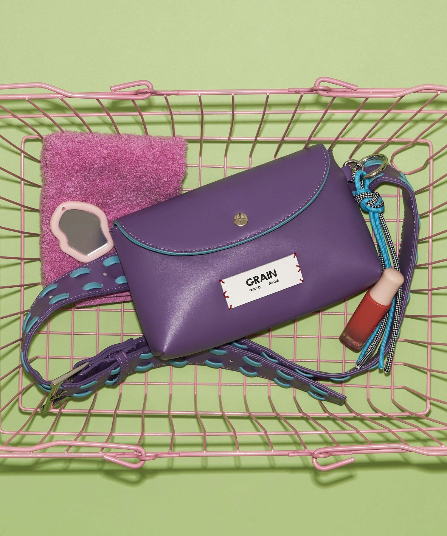 CIAOPANIC(チャオパニック) 【GRAIN/グレイン】フラップポーチベルト