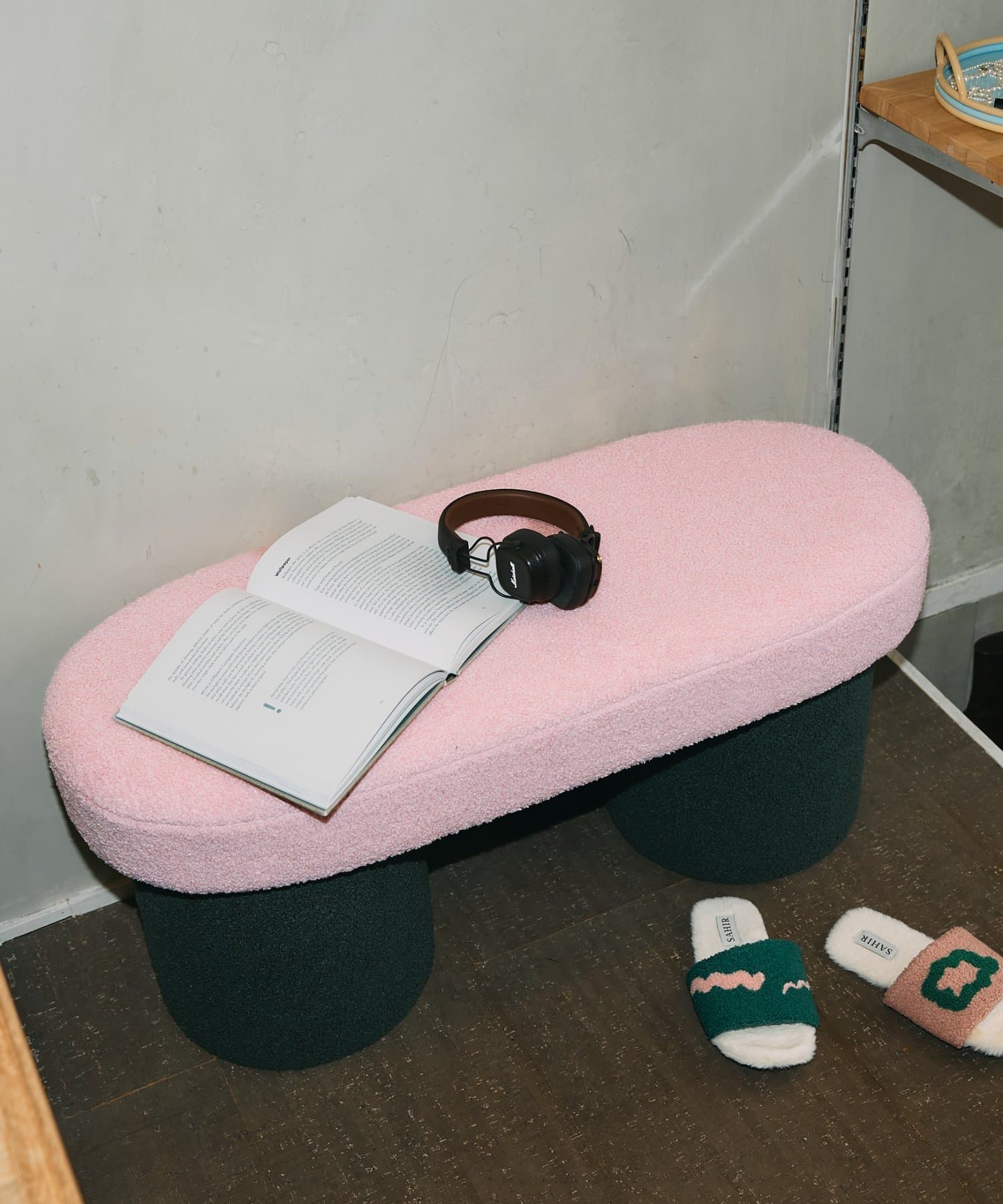 BIRTHDAY BAR(バースデイバー) 【SAHIR サヒール】Fabric bench　ファブリックベンチ