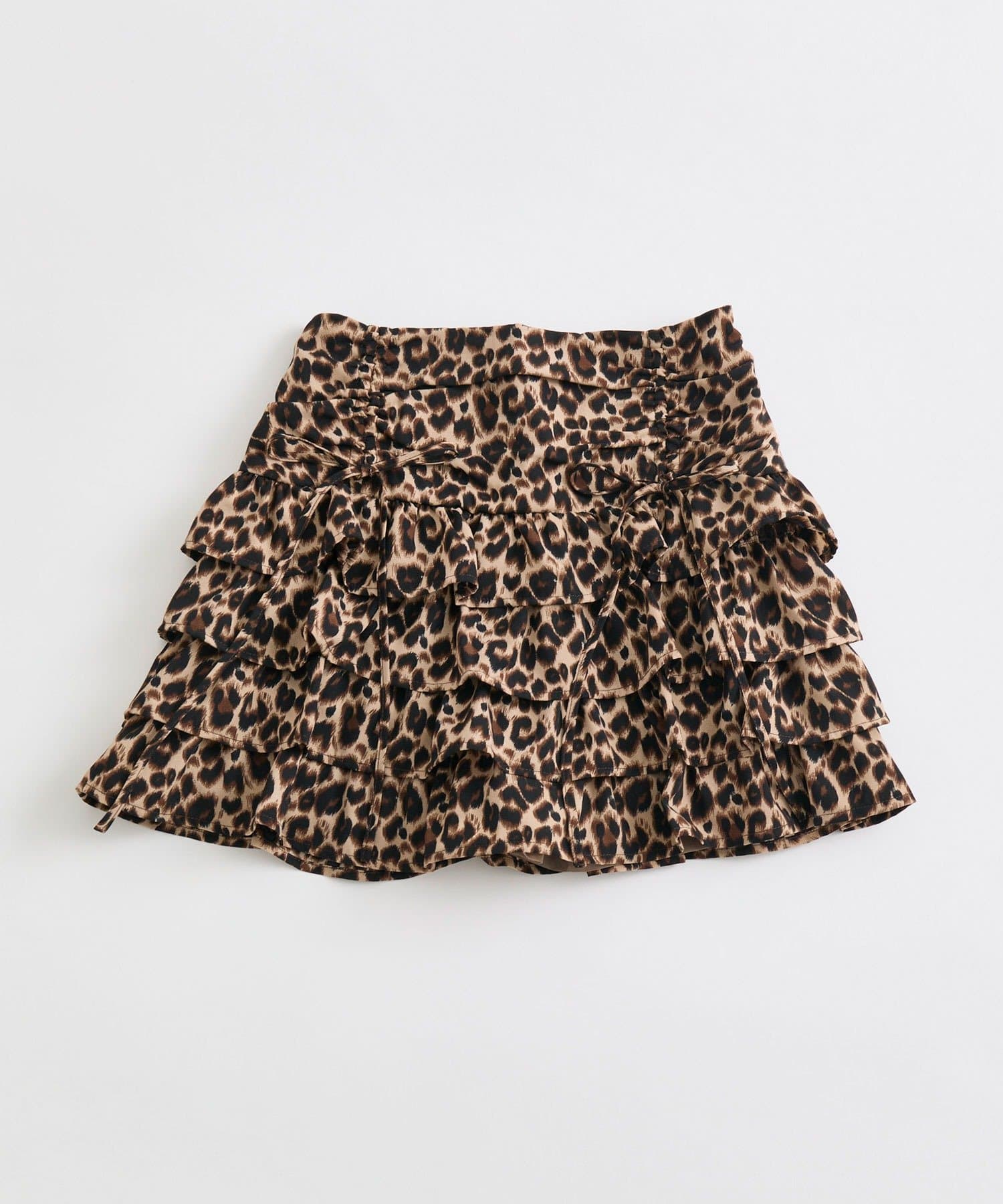 OLIVE des OLIVE(オリーブ デ オリーブ) ウエストドロストティアードスカート