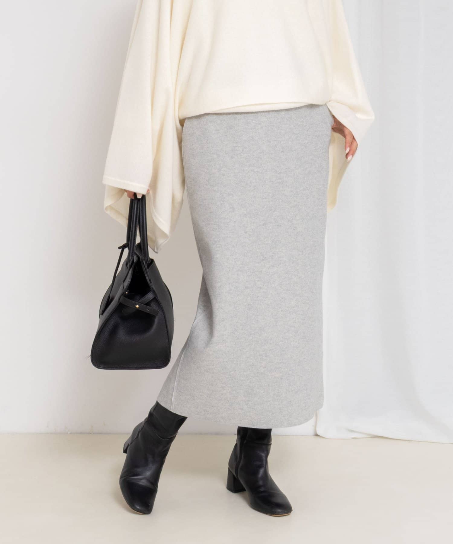 NOLLEY'S(ノーリーズ) 【一部WEB限定カラー＆サイズ】ウォッシャブルＷジャージタイトスカート