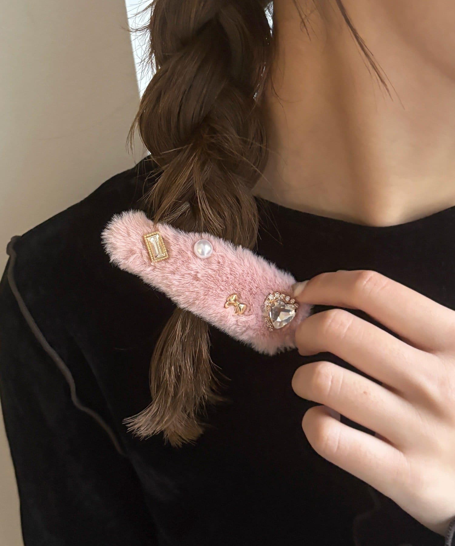 Lattice(ラティス) ビジューエコファーパッチンピン