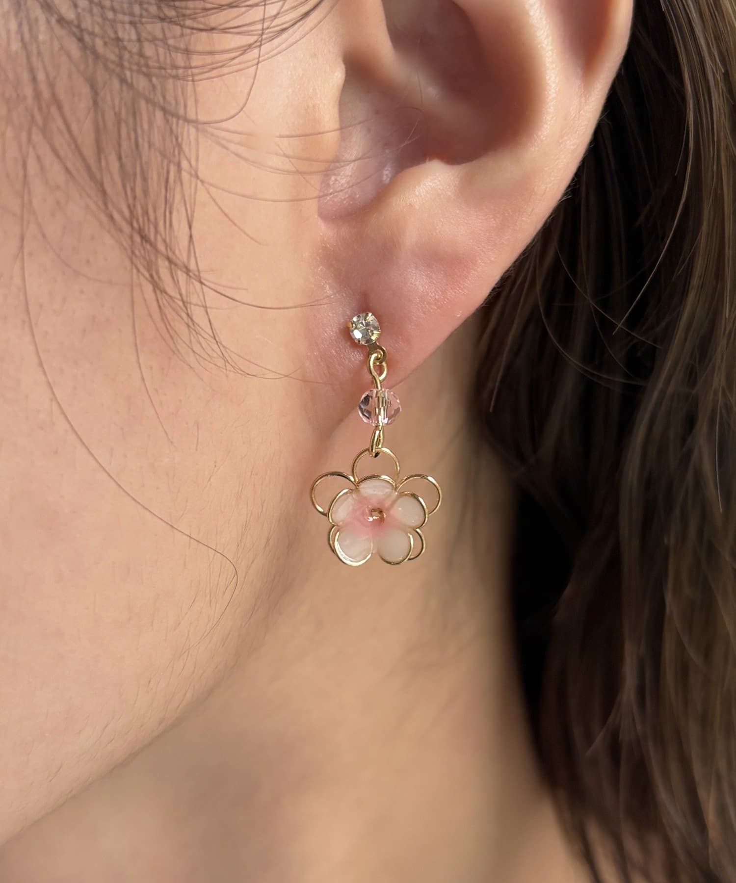 Lattice(ラティス) フラワーピアス