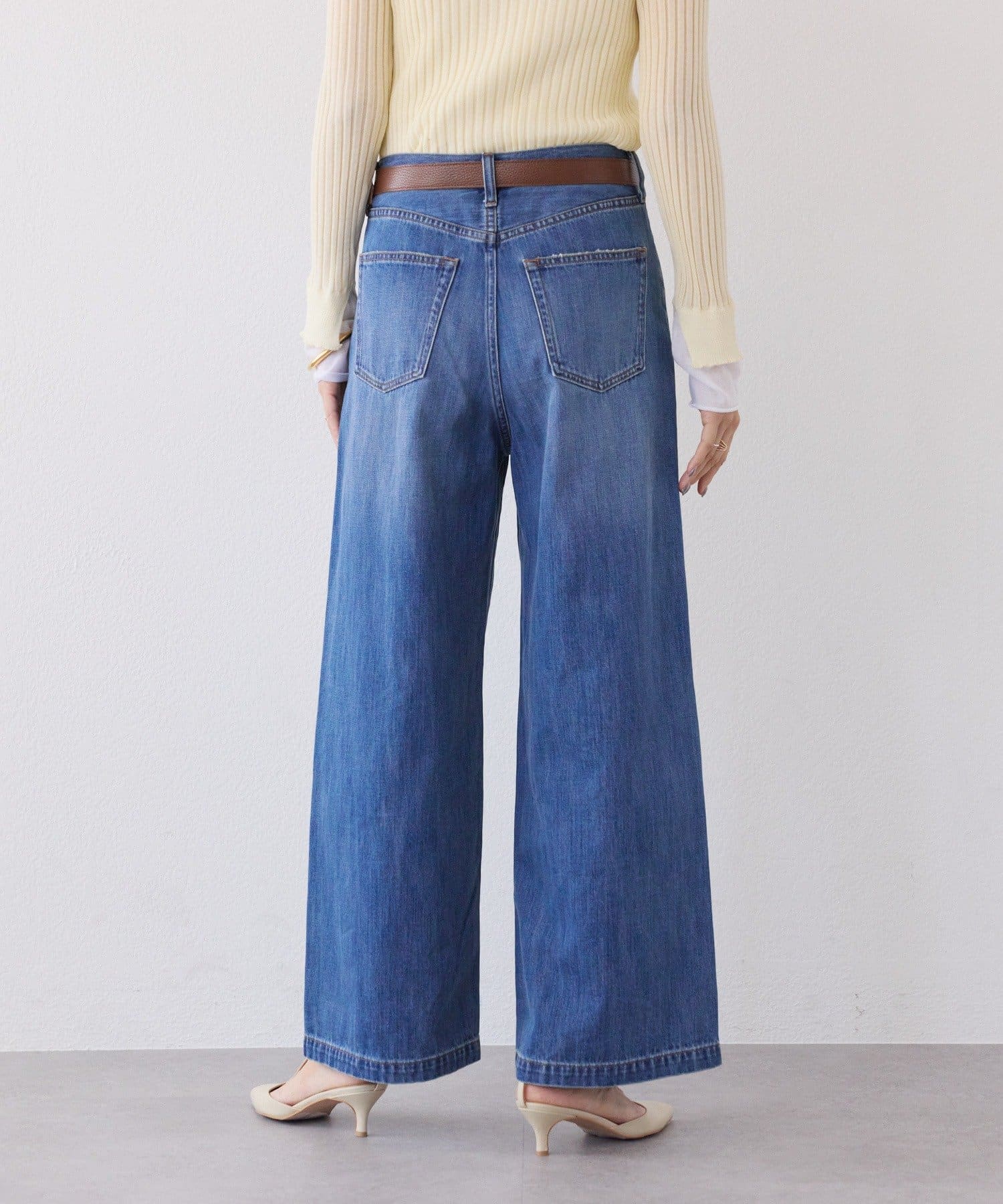 RIVE DROITE(リヴドロワ) 予約【RIMH（リムエイチ）】クリーンワイドデニム/1月下旬お届け予定