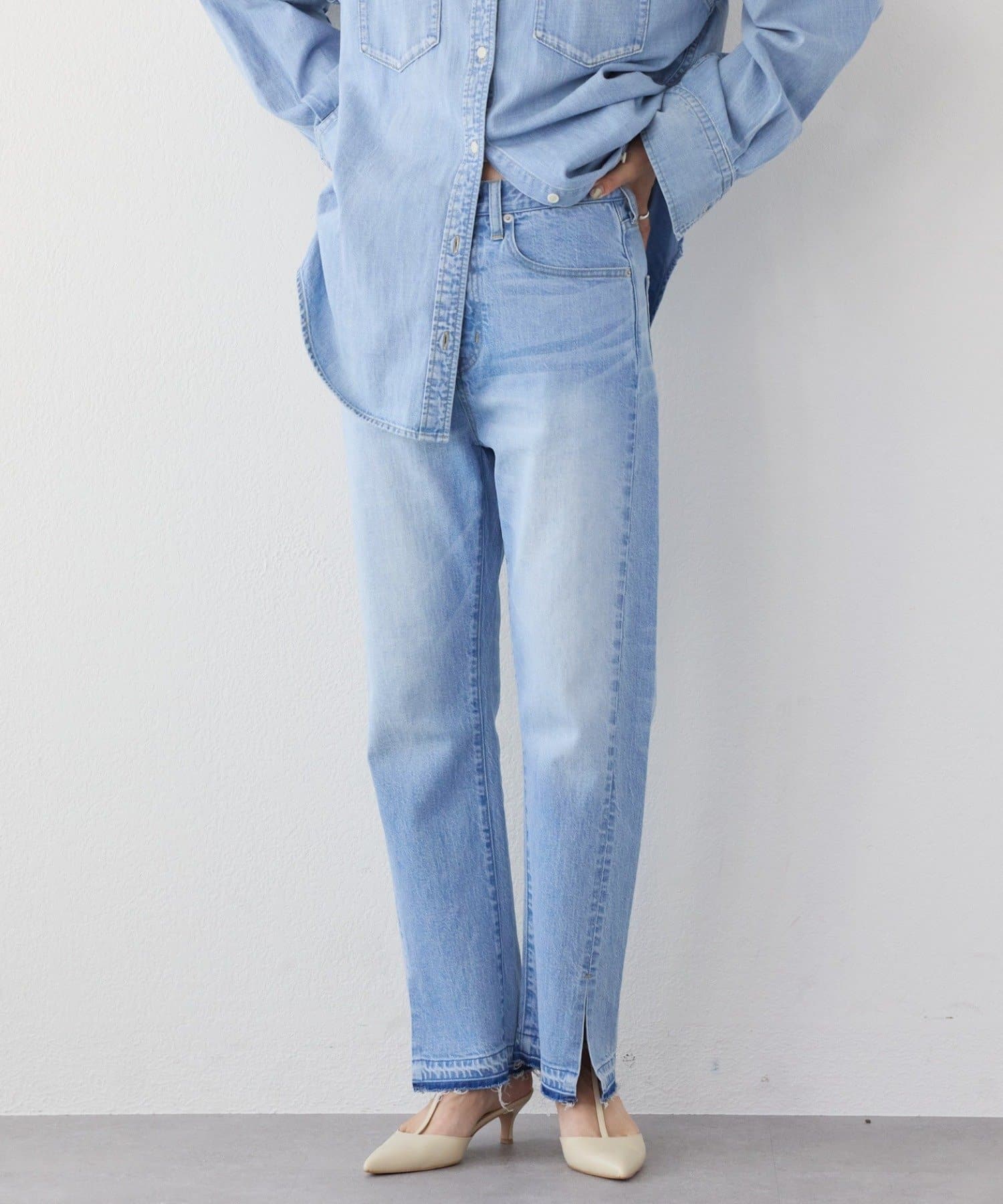 RIVE DROITE(リヴドロワ) 予約【RIMH（リムエイチ）】カッティングデニム/1月下旬お届け予定