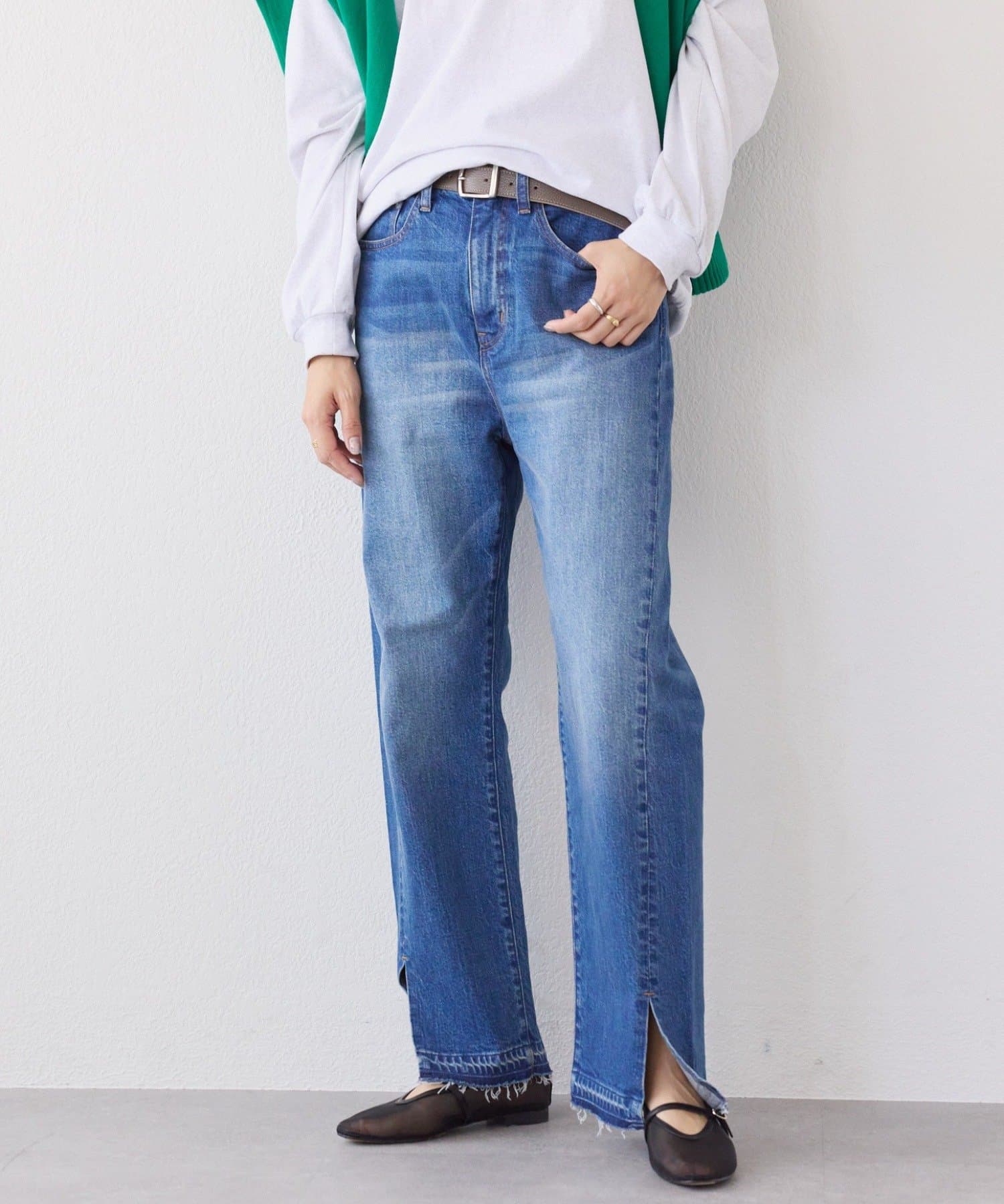 RIVE DROITE(リヴドロワ) 予約【RIMH（リムエイチ）】カッティングデニム/1月下旬お届け予定