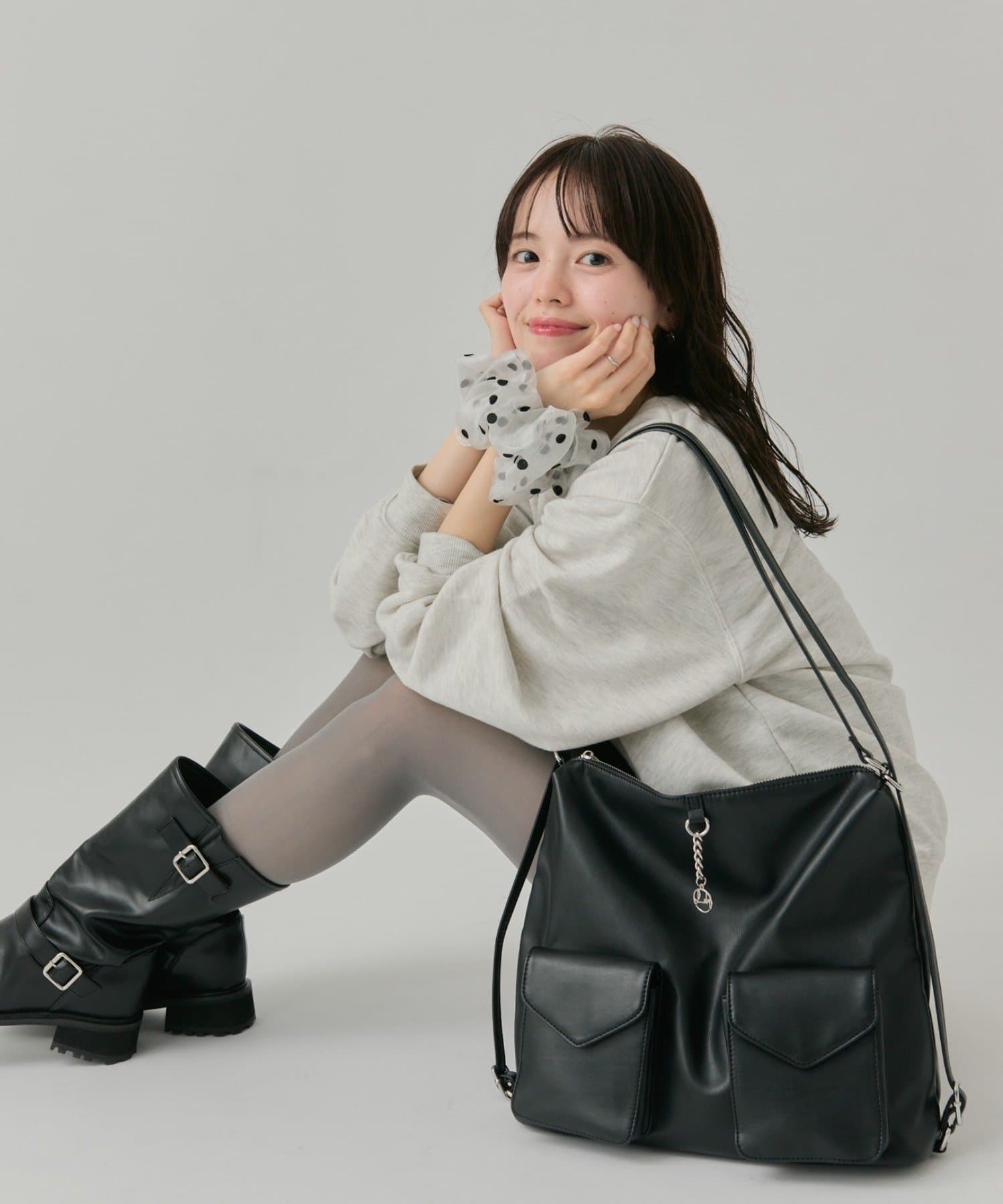 mystic(ミスティック) 【@lily.s_y 企画】lilyチャーム3wayBAG