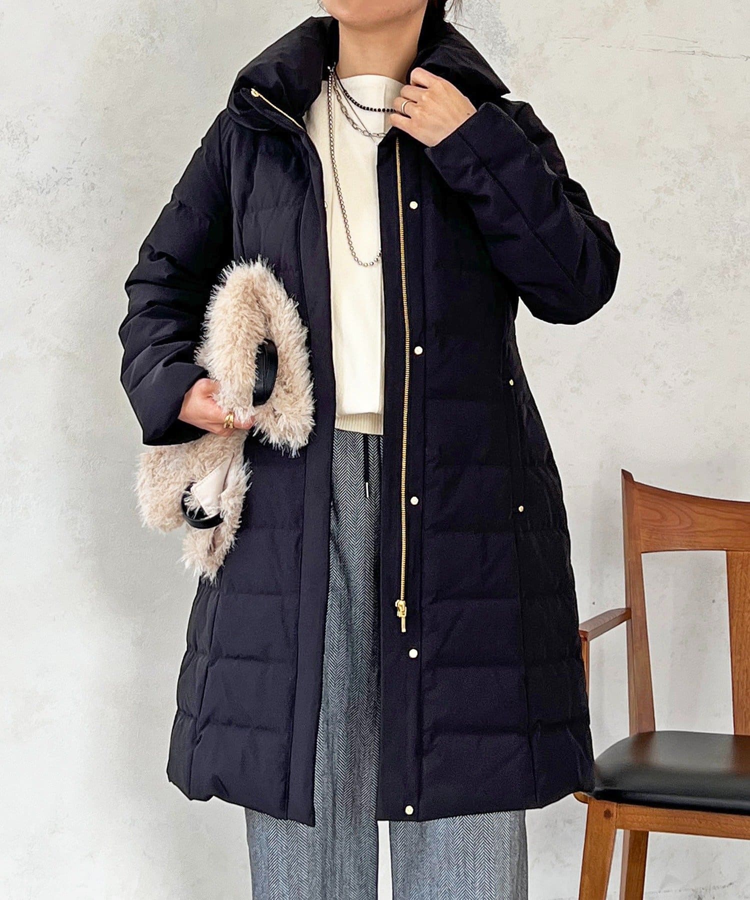 Croisiere(クロジエール) ストレッチダウンロングコート