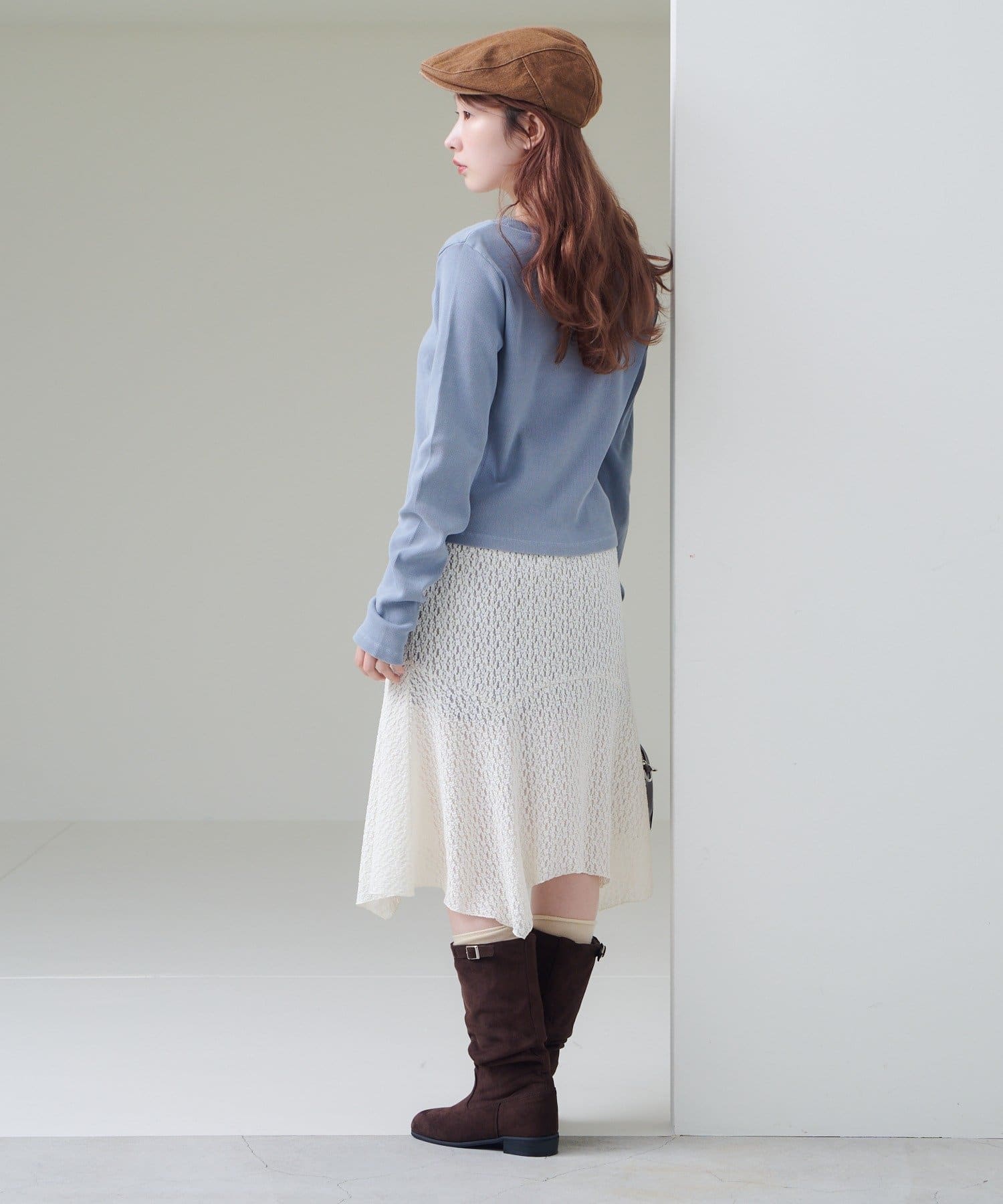 Kastane(カスタネ) レースアシメスカート