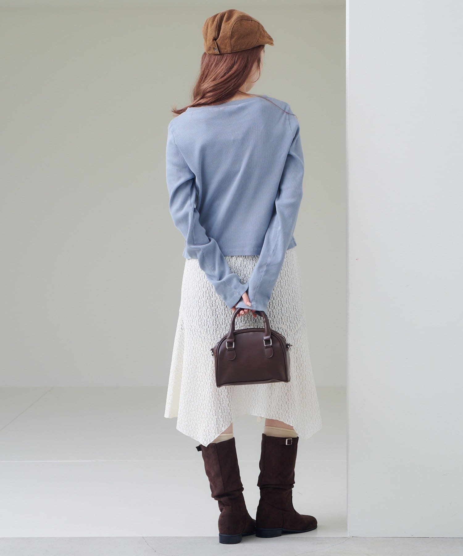 Kastane(カスタネ) レースアシメスカート