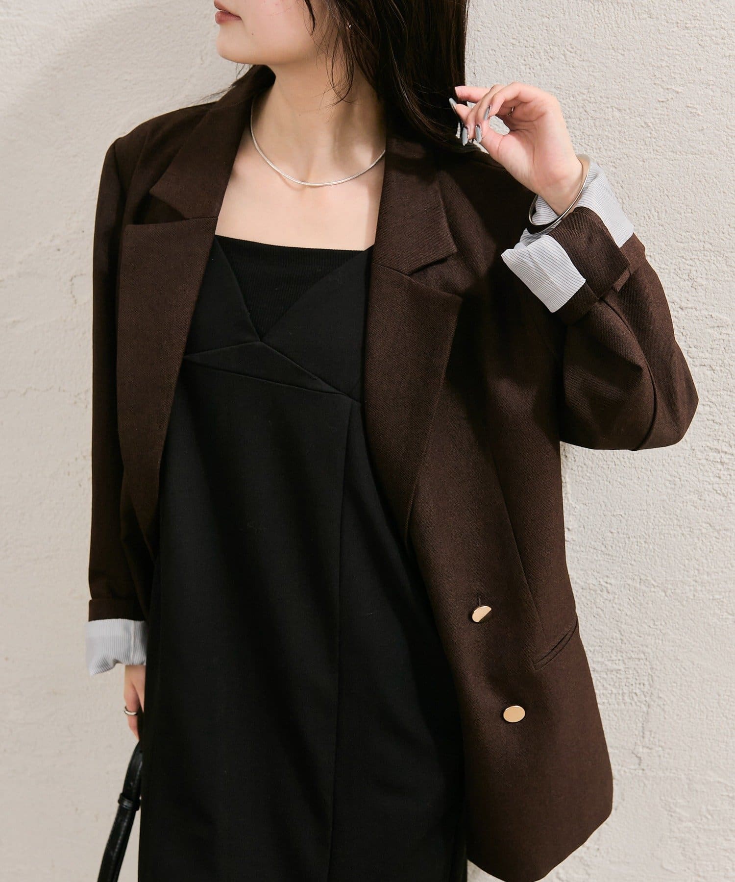 mystic(ミスティック) 【SETアイテム！着回しが効く万能ワンピース！】ギャザービスチェSETワンピース