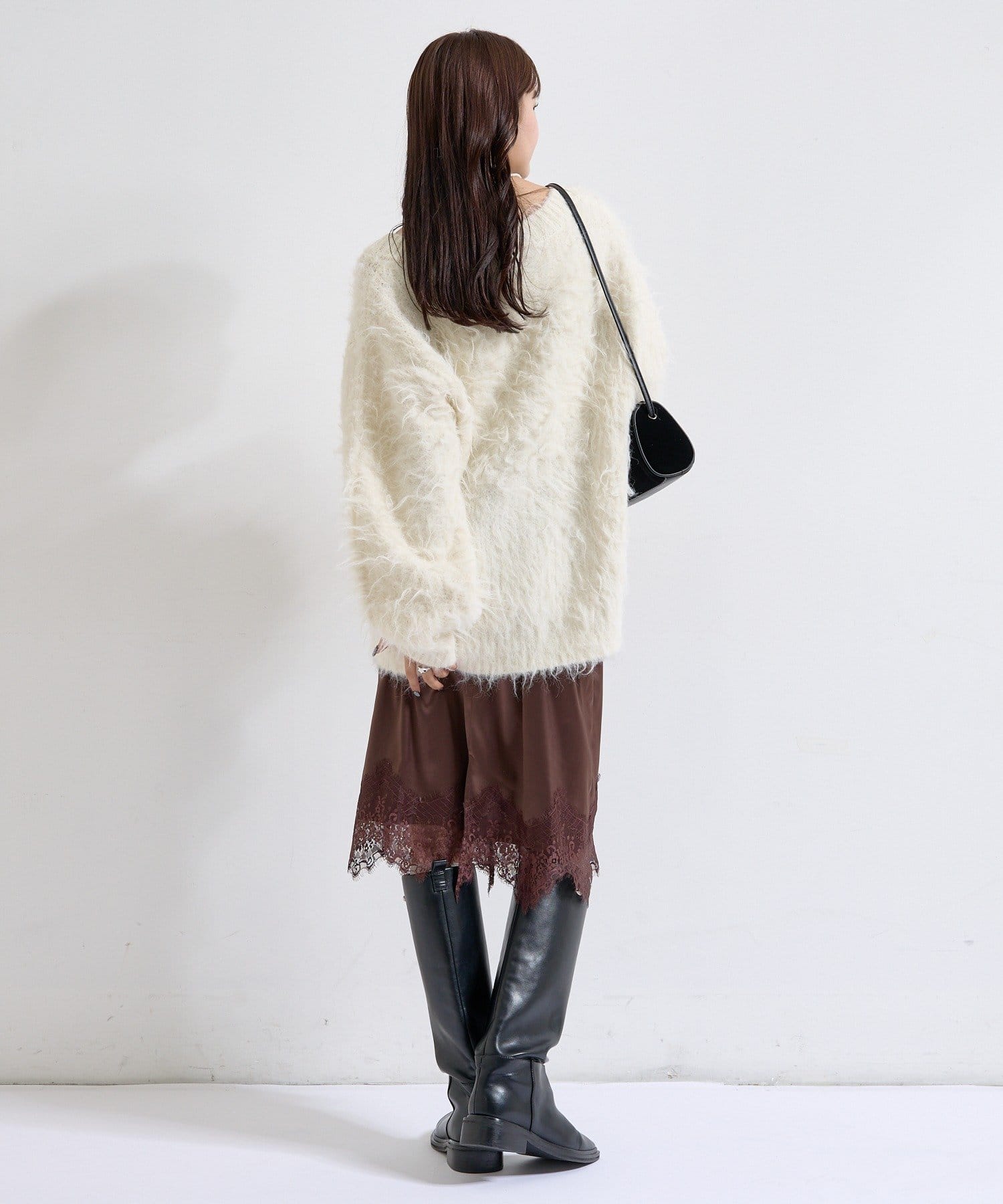 mystic(ミスティック) 《新作おすすめアイテム》【3色展開】裾レースマルチスカート